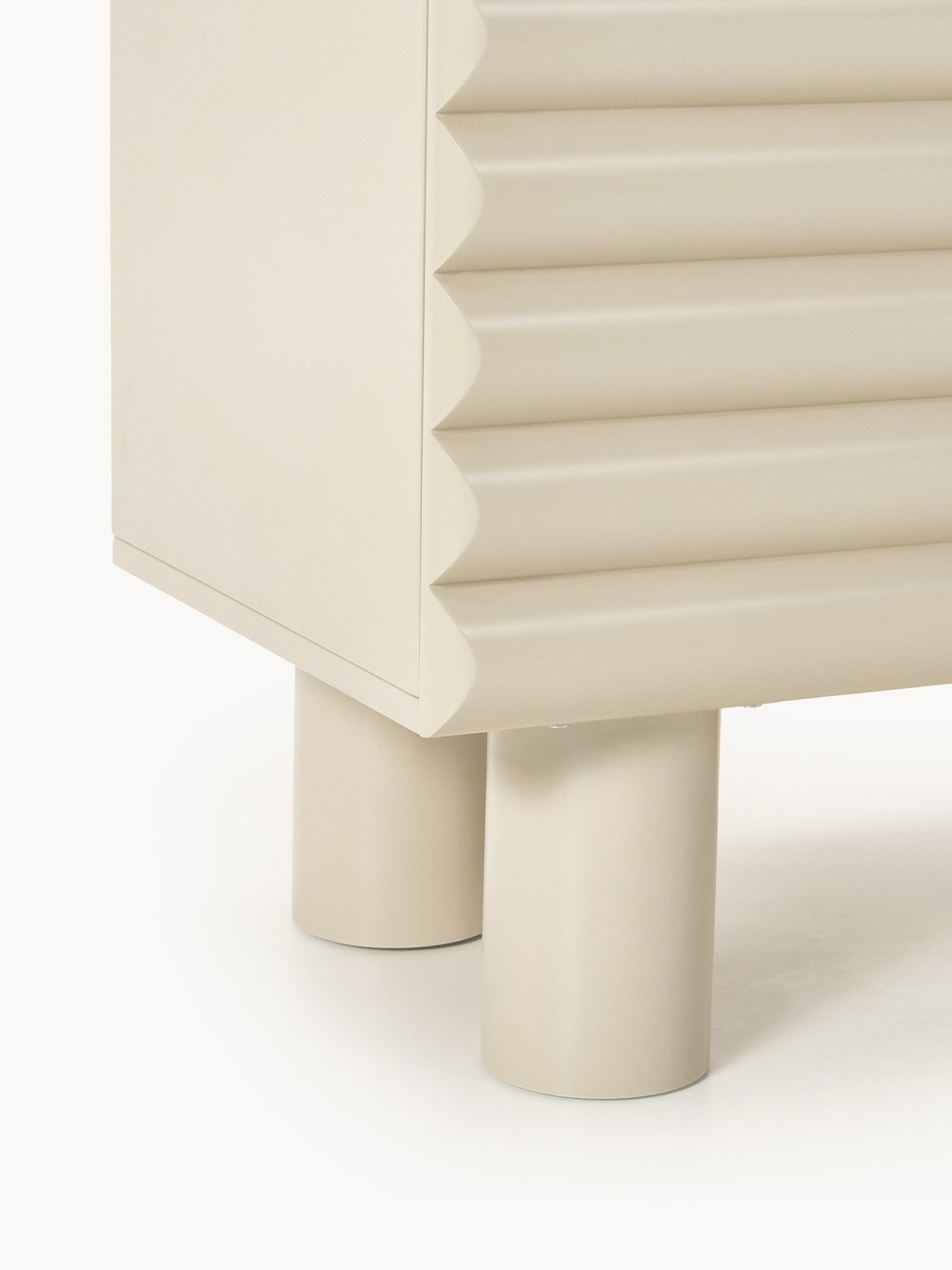 Fana Konsol 150 cm Modern Tasarım Bej MDF - Velotti