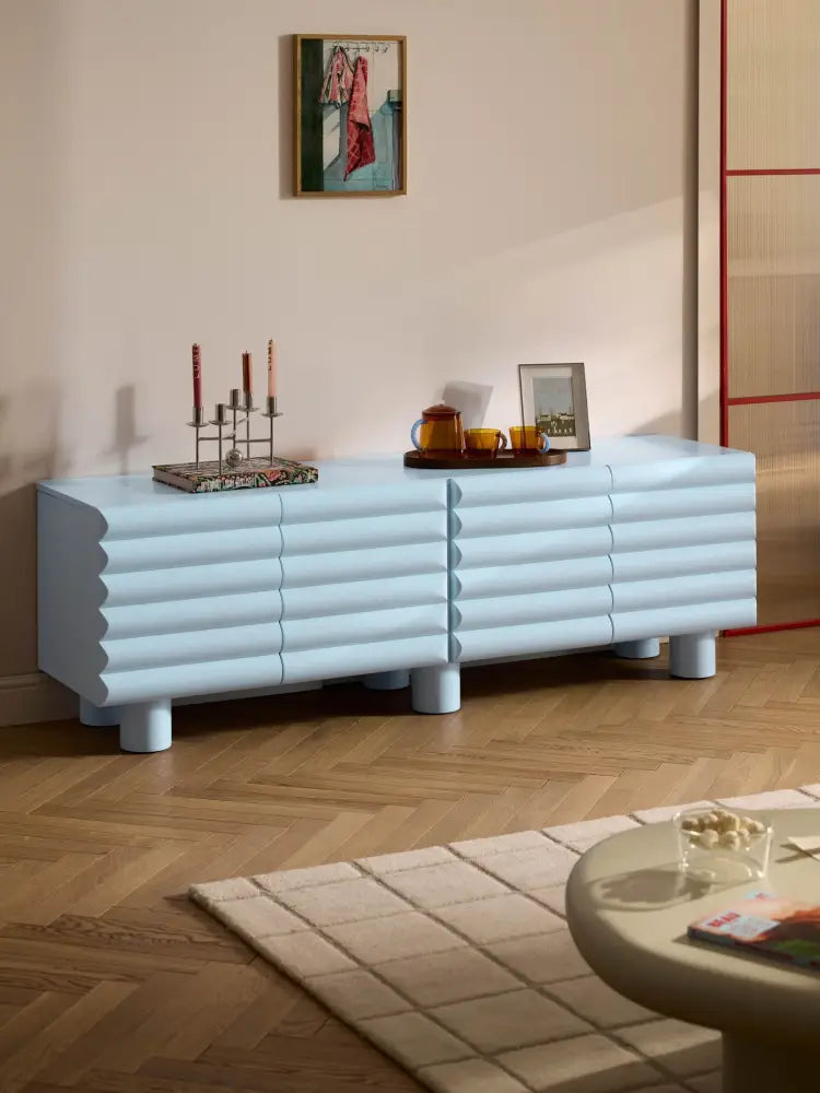 Fana Modern Gök Mavisi TV Ünitesi 180 cm - Velotti