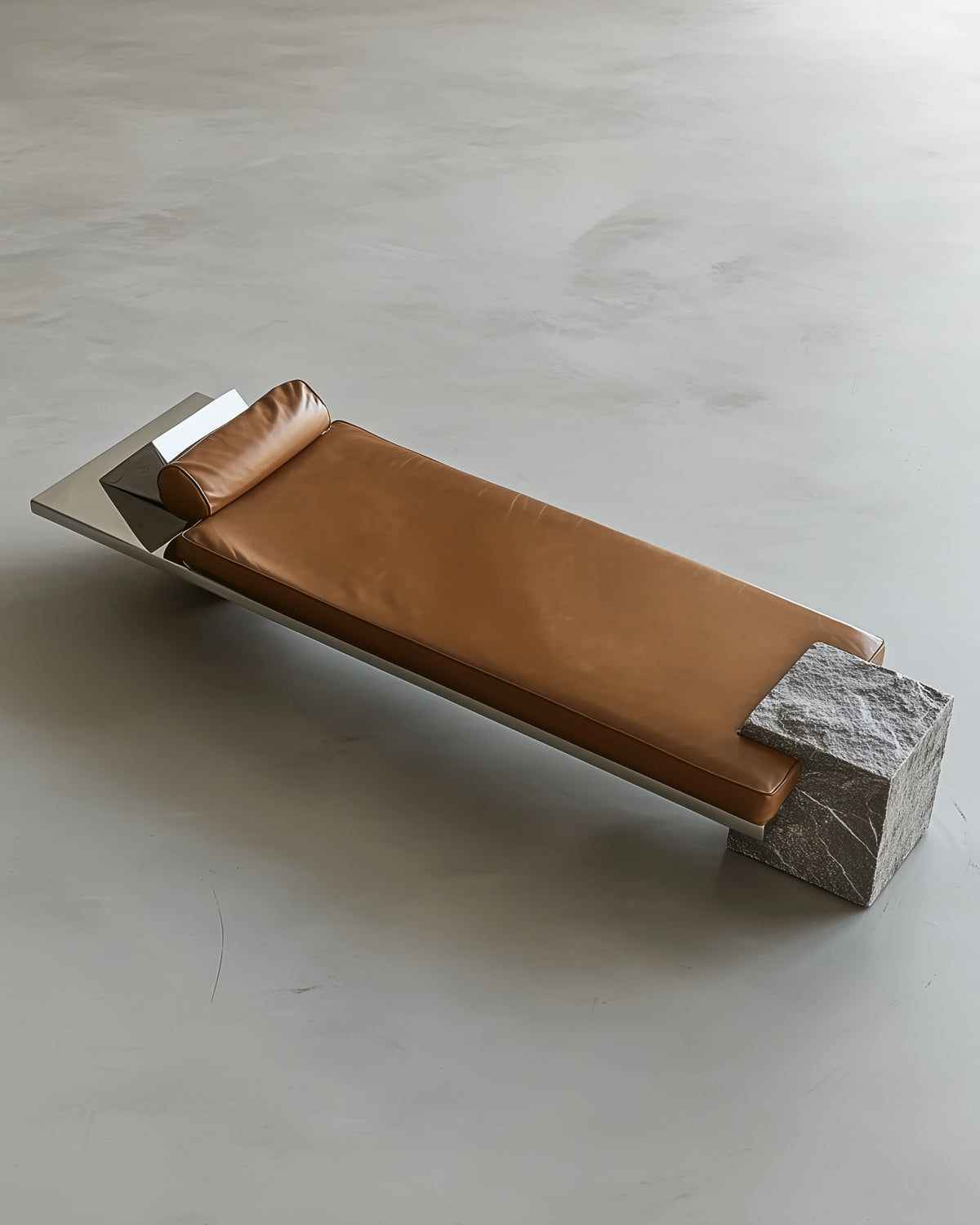Mermer Detaylı Modern Bench & Bank