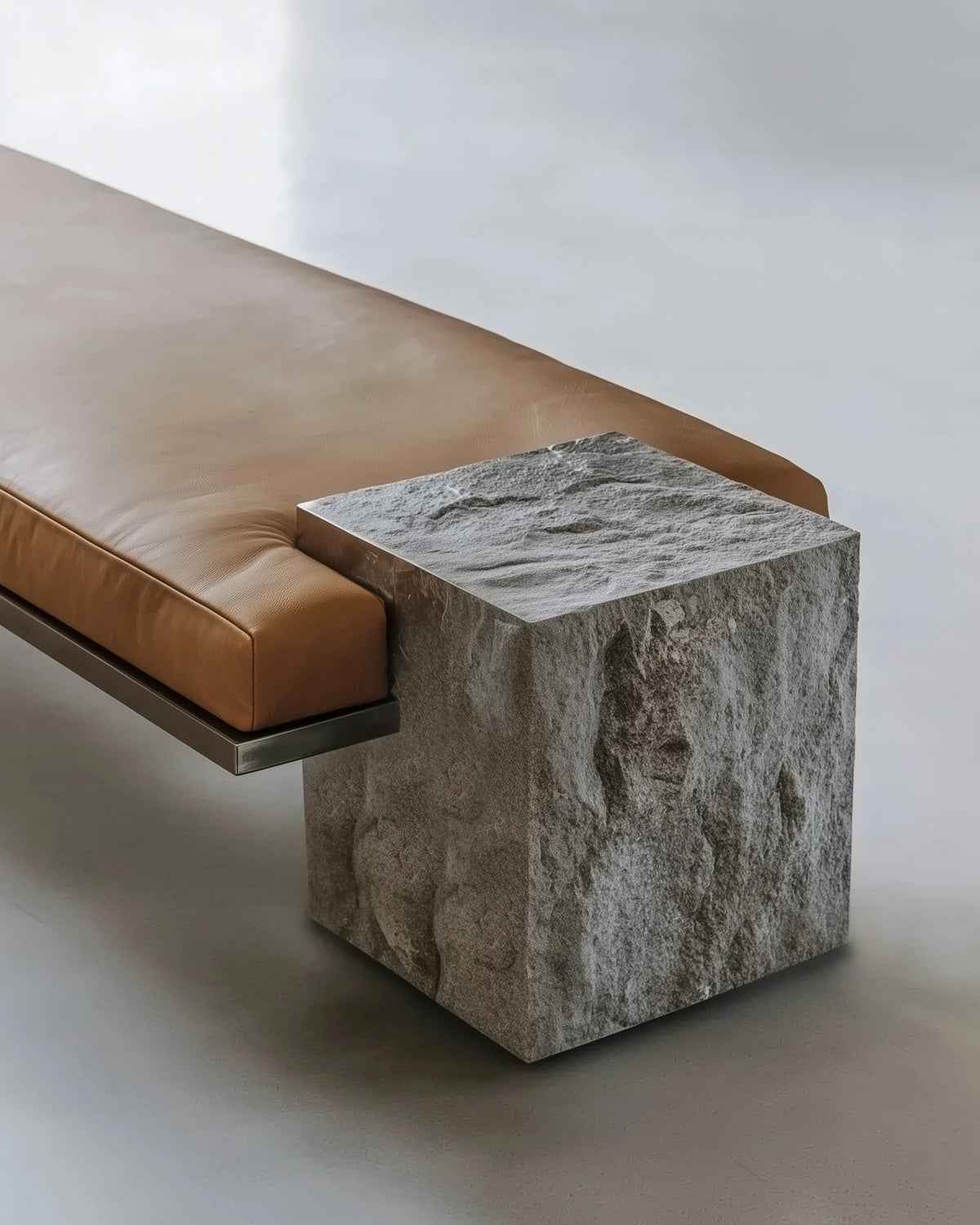 Mermer Detaylı Modern Bench & Bank