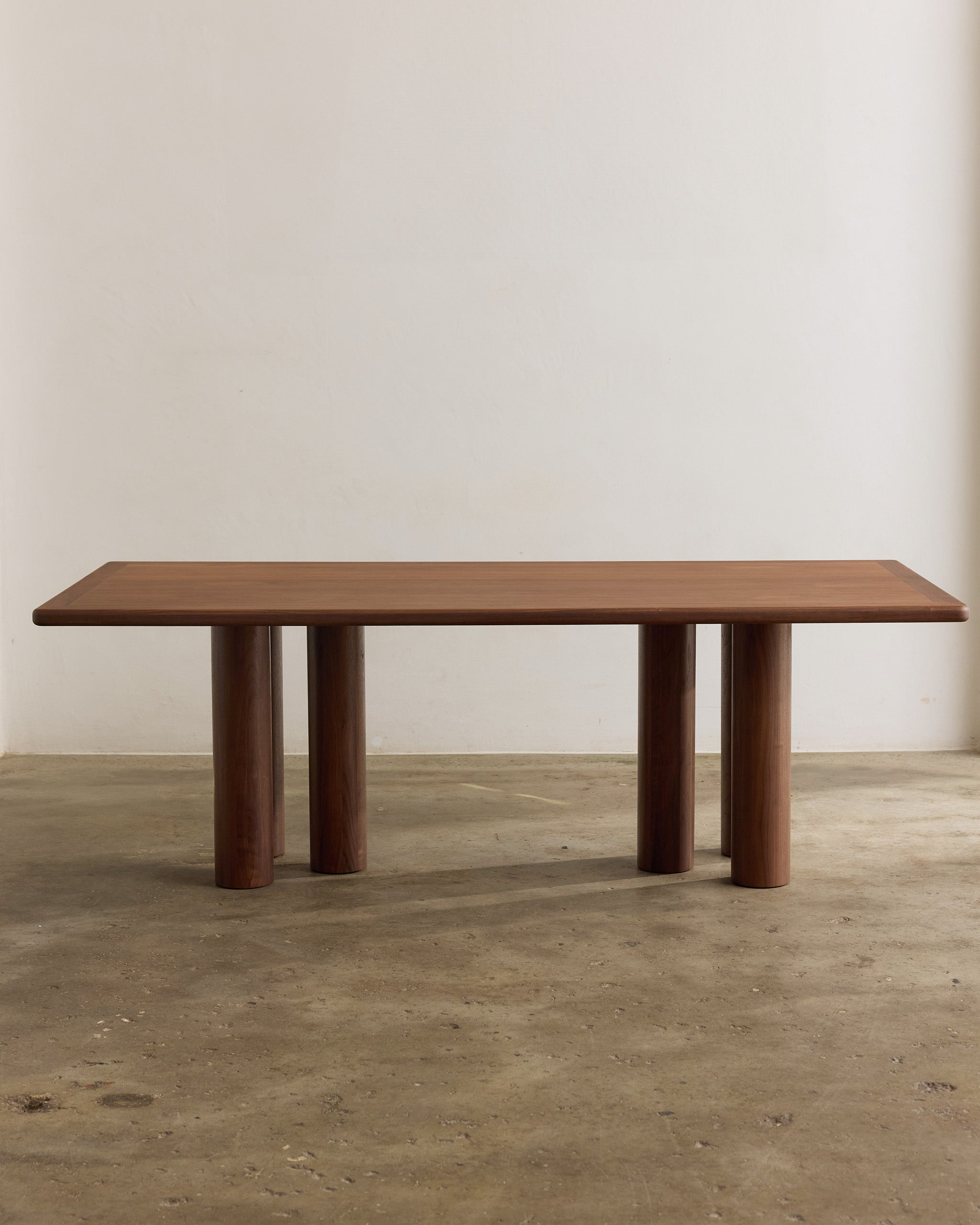 Masif Ceviz Dikdörtgen Yemek Masası 220 cm Modern Tasarım