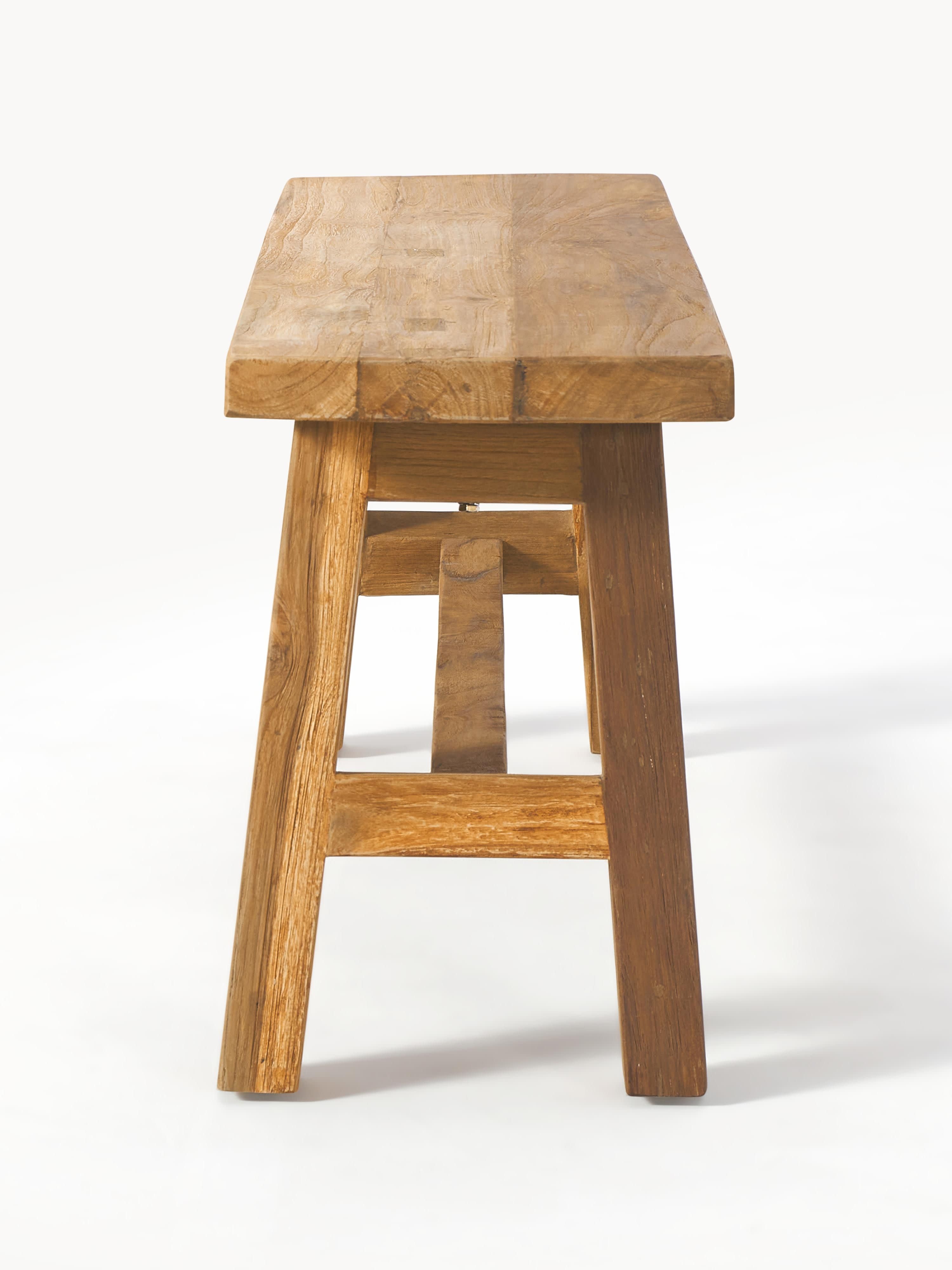 Lawas Teak Ahşap Bank 120 cm