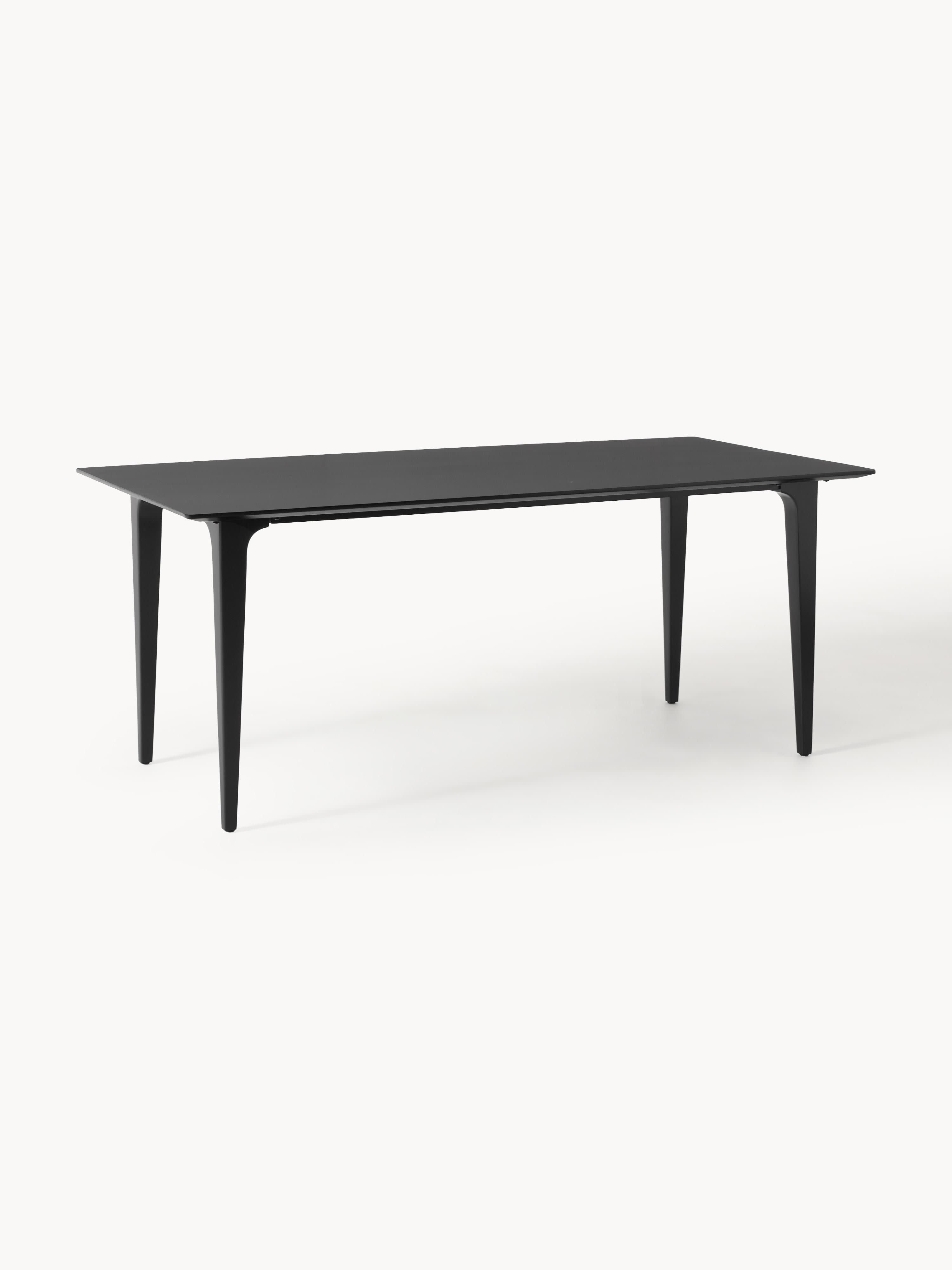 Archie Masif Mangooğacı Yemek Masası Siyah Lake Modern Tasarım