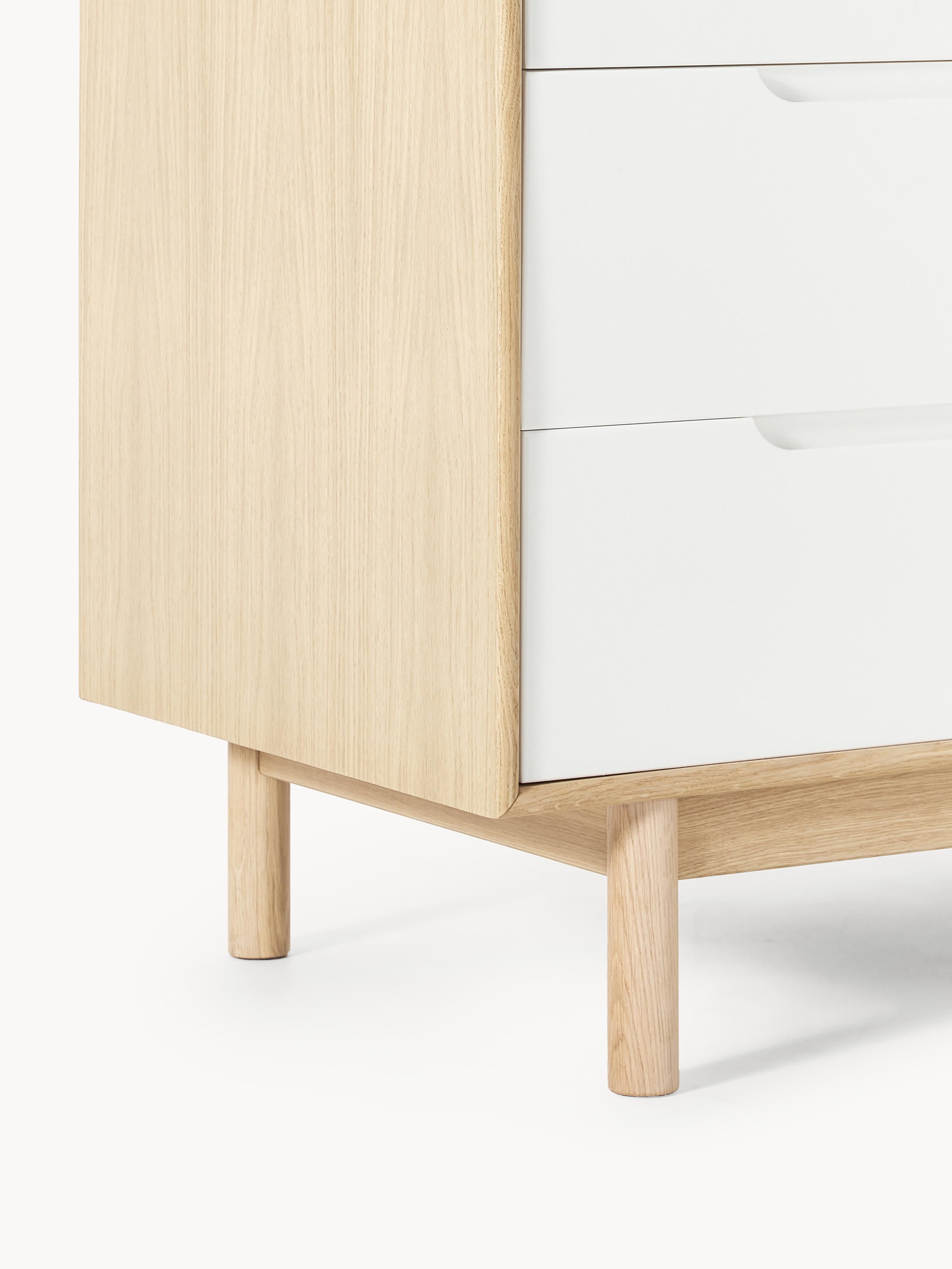 Cassy 3 Kapılı Modern Retro Ahşap Gardırop