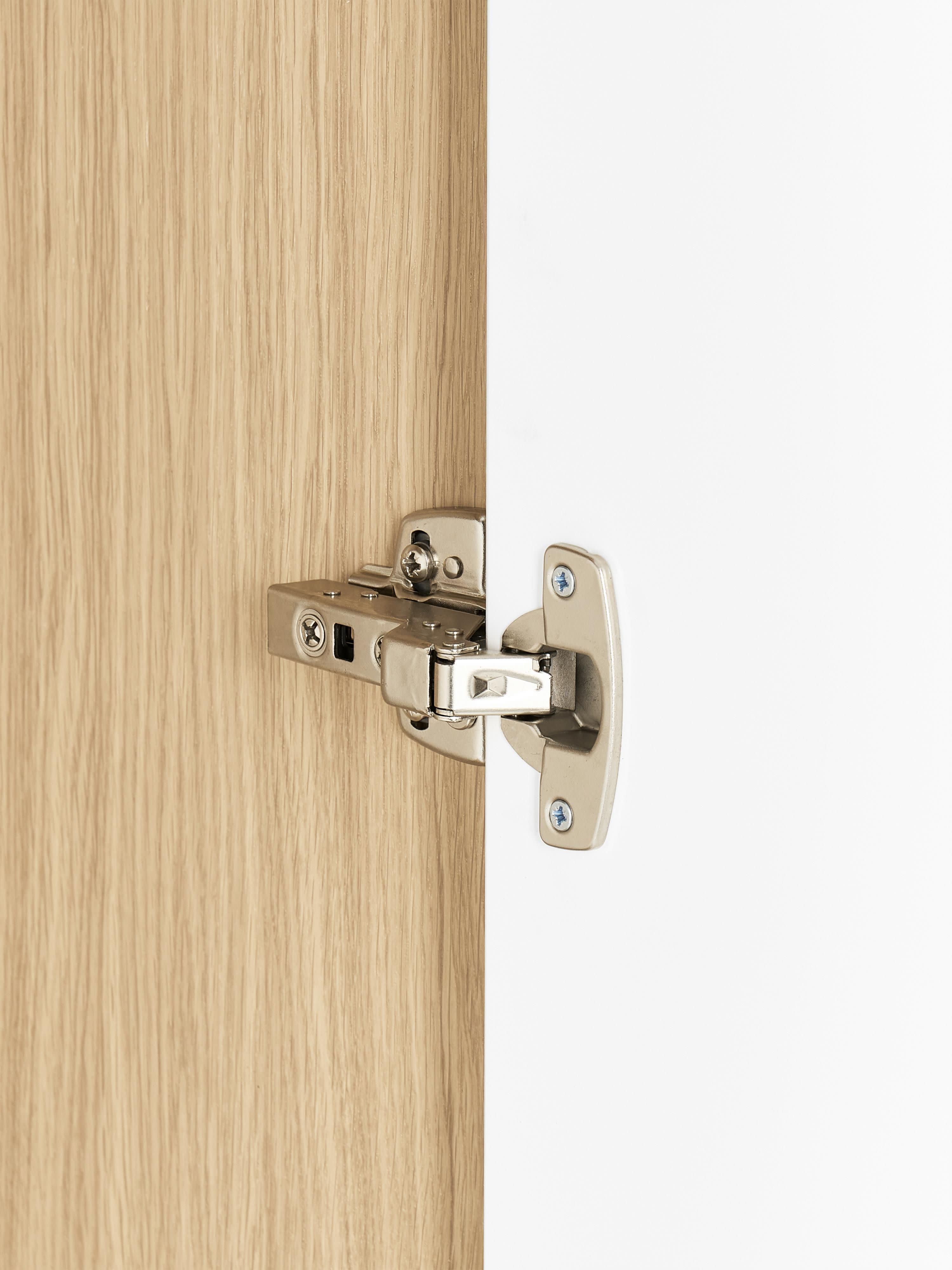Cassy 3 Kapılı Modern Retro Ahşap Gardırop