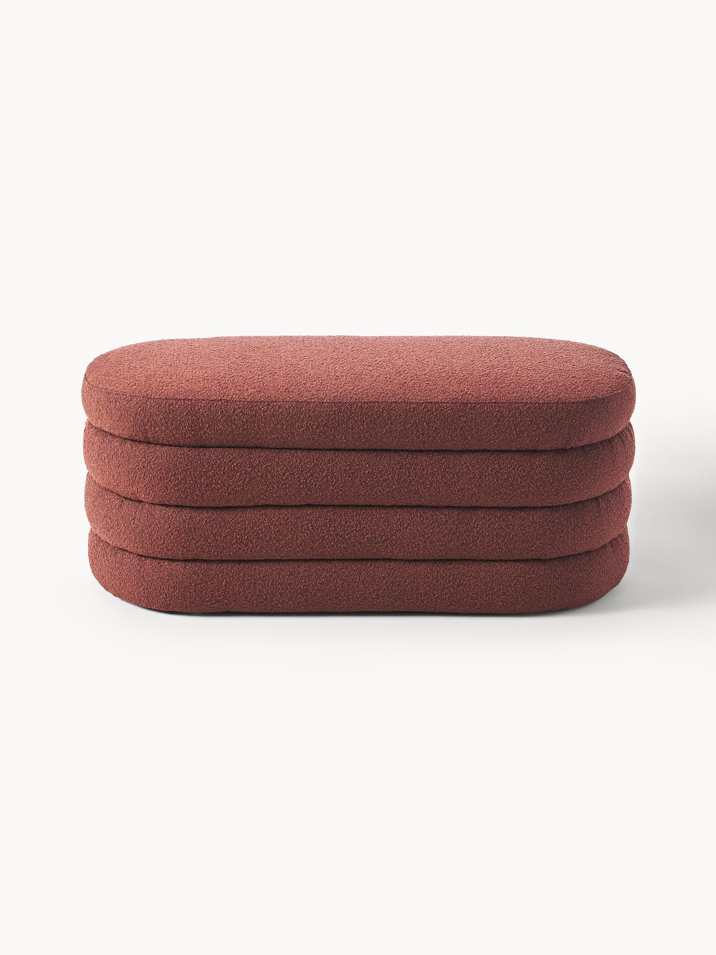 Alto Bouclé Döşemeli Bank - Lüks Makaron Tasarım