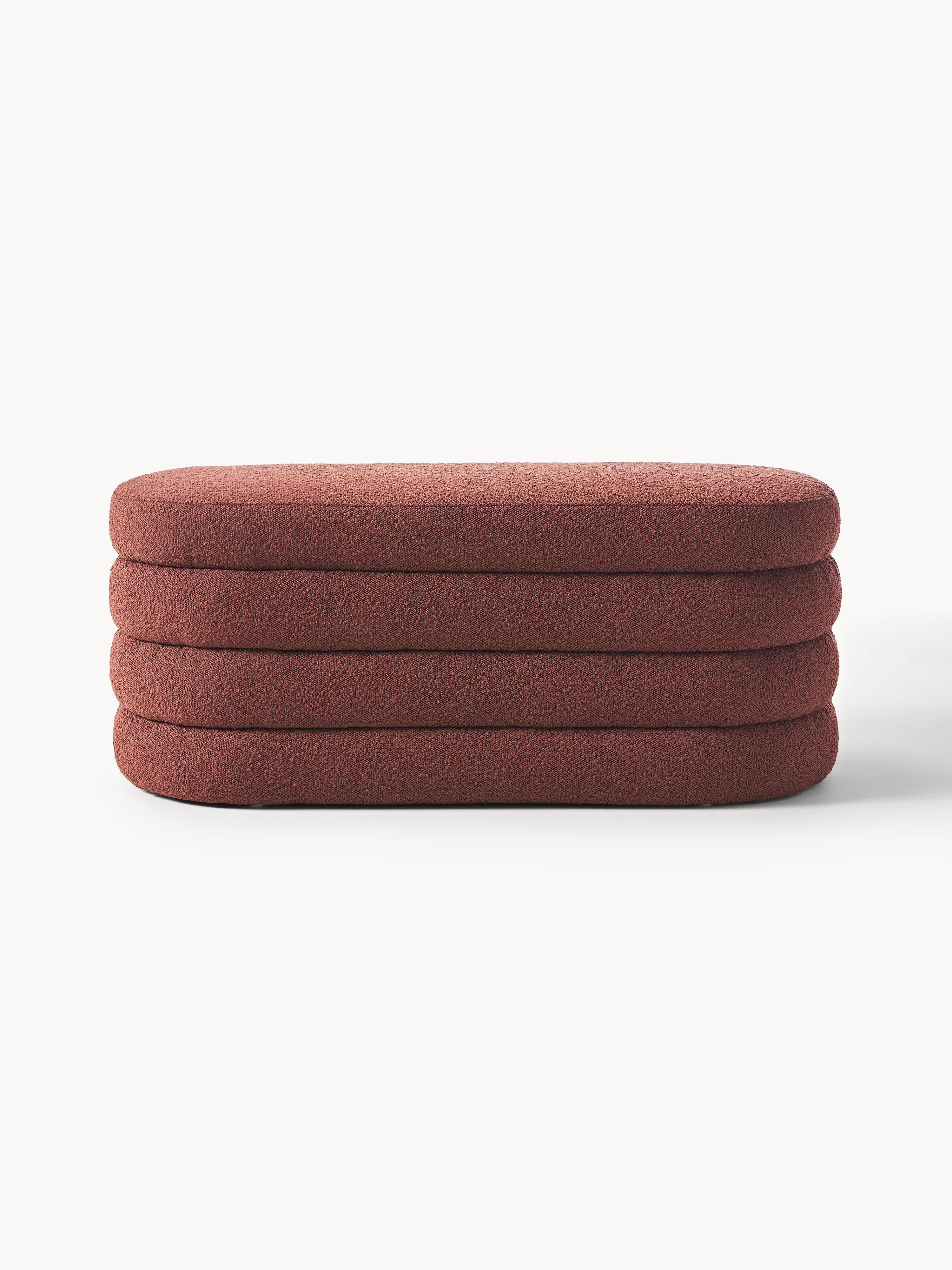 Alto Bouclé Döşemeli Bank - Lüks Makaron Tasarım