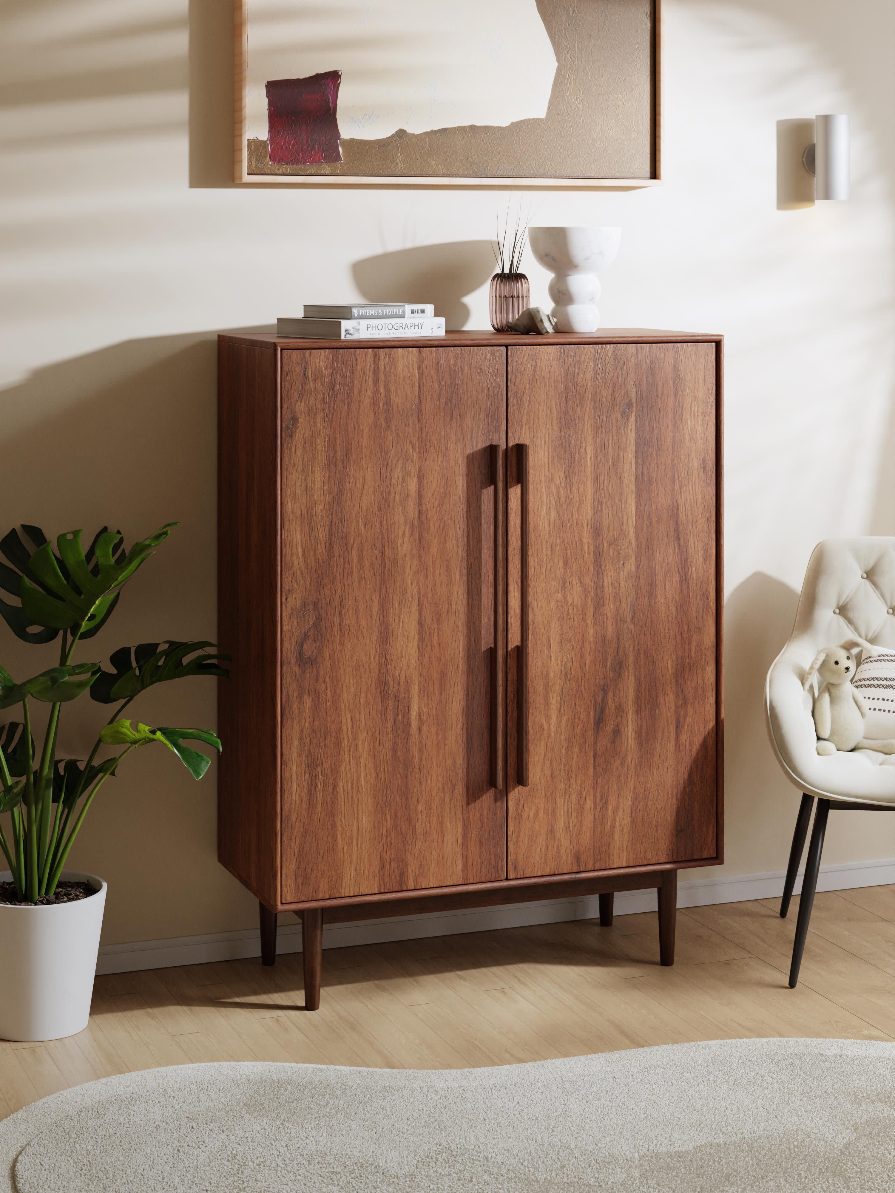 Paul Masif Mangooğacı Highboard 100x135cm