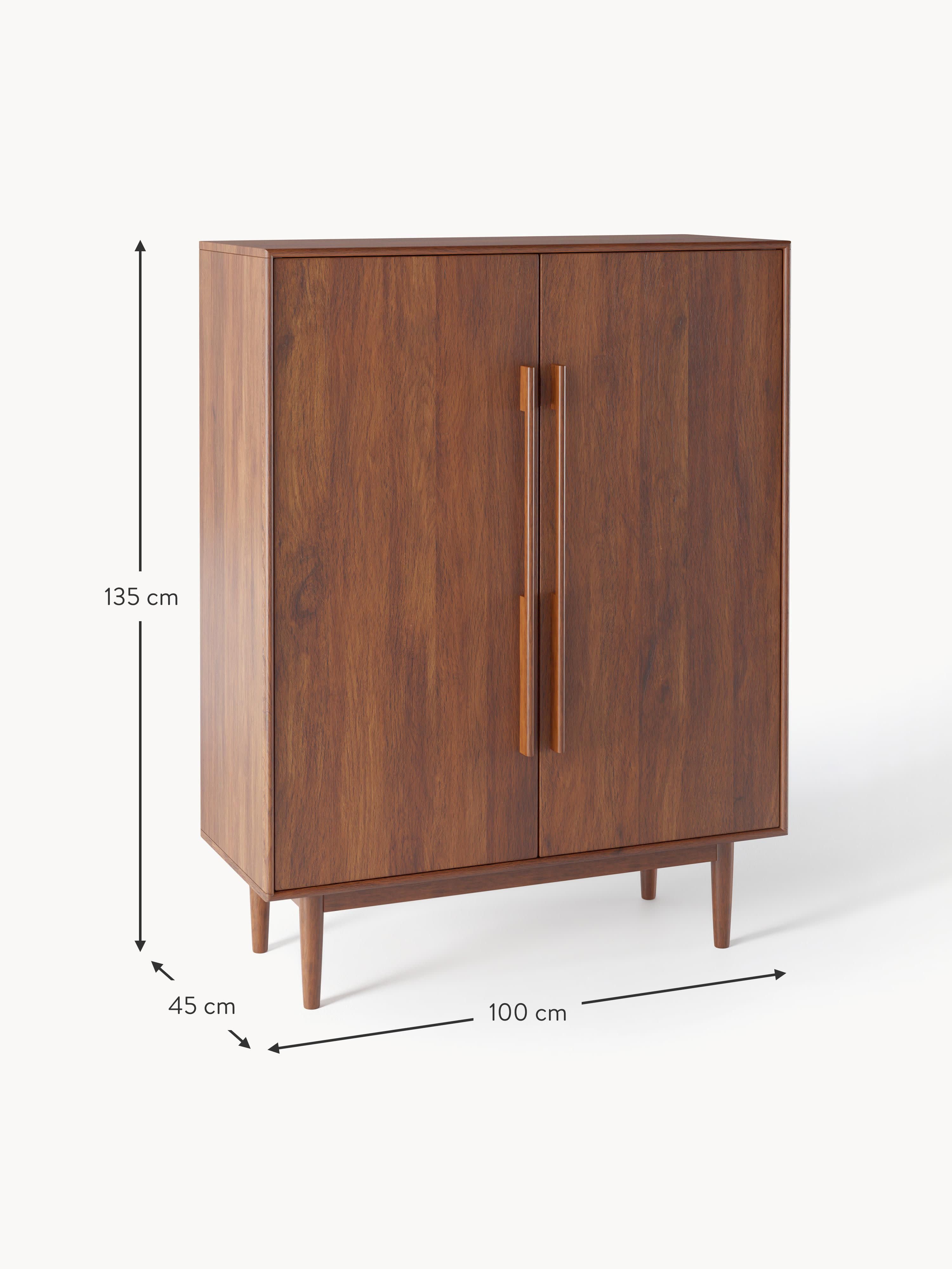 Paul Masif Mangooğacı Highboard 100x135cm