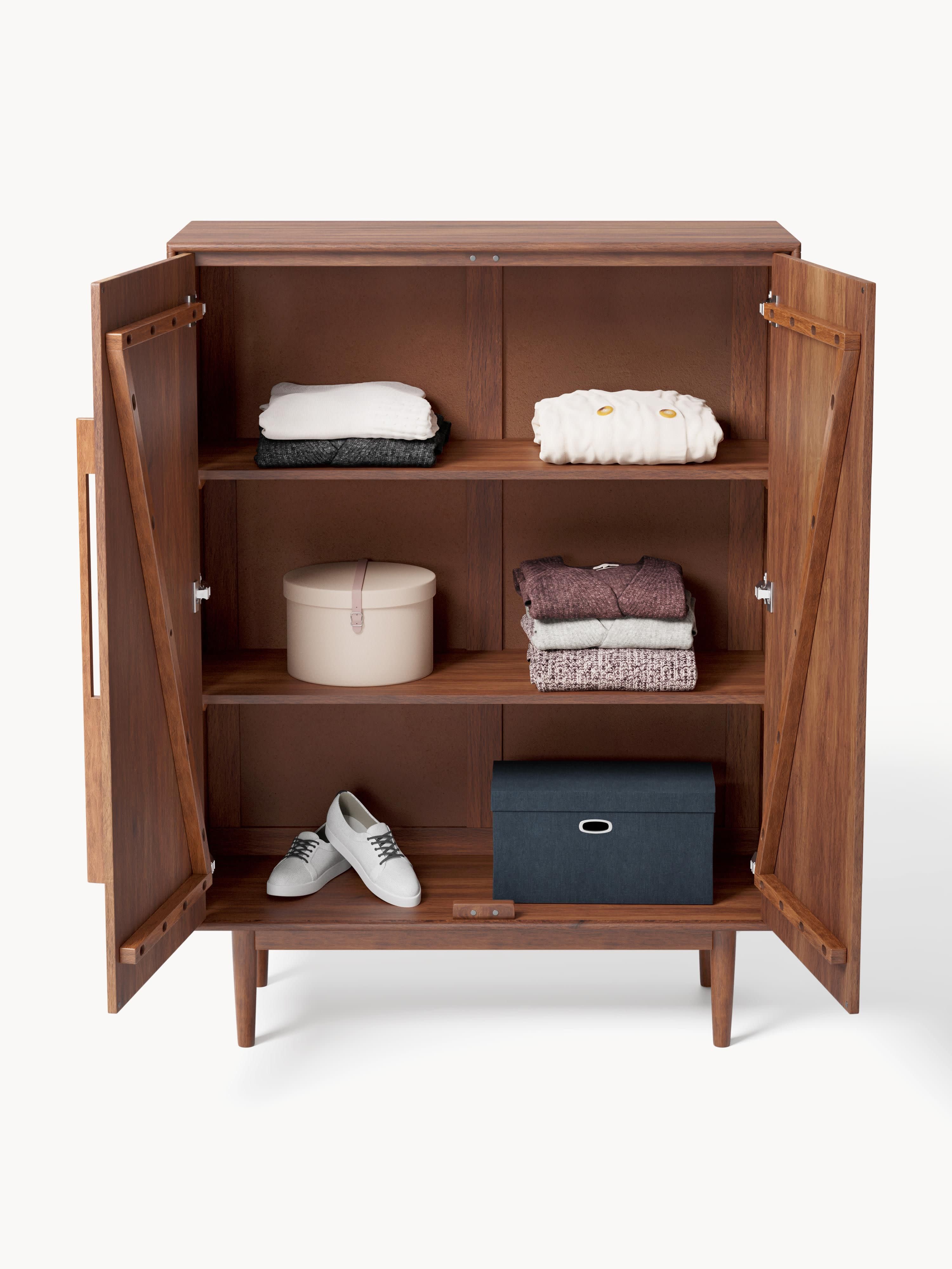 Paul Masif Mangooğacı Highboard 100x135cm