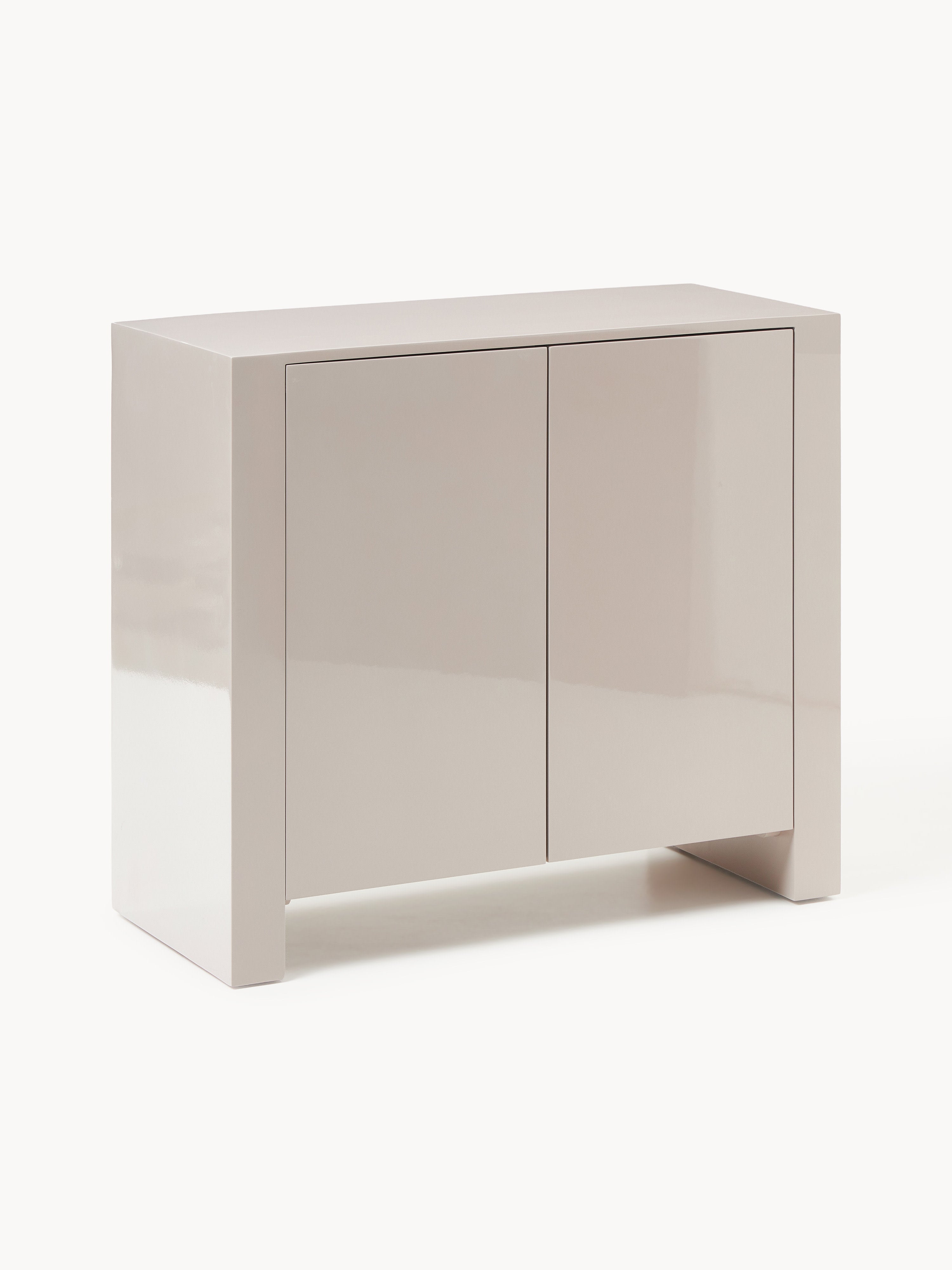 Liv Modern Minimalist Dressoir, Parlak Bej 90 cm