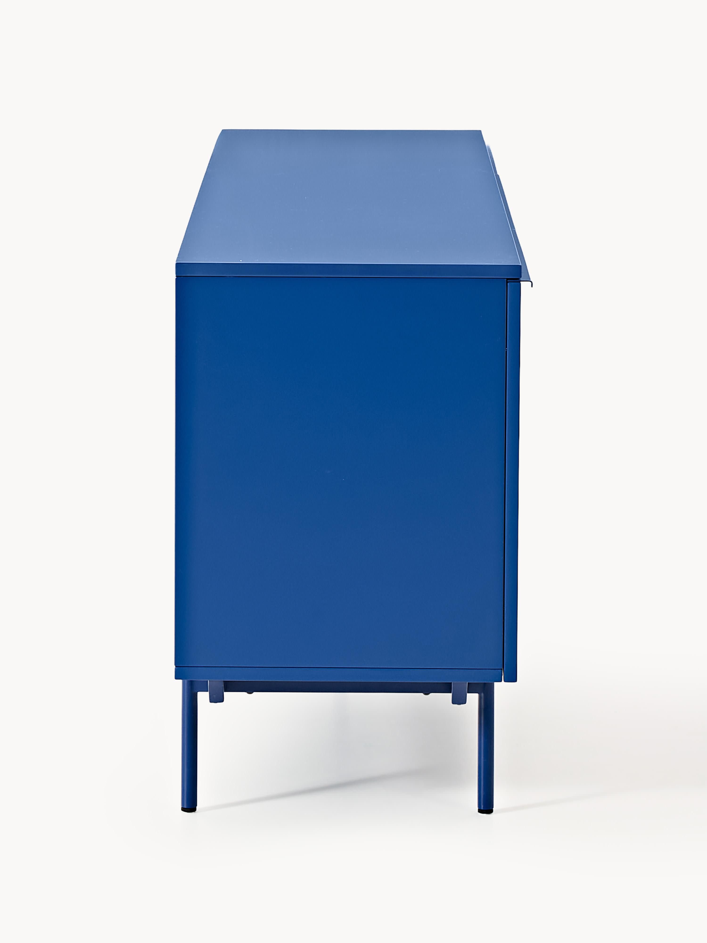 Elona Modern Dressoir Mat Kraliyet Mavisi