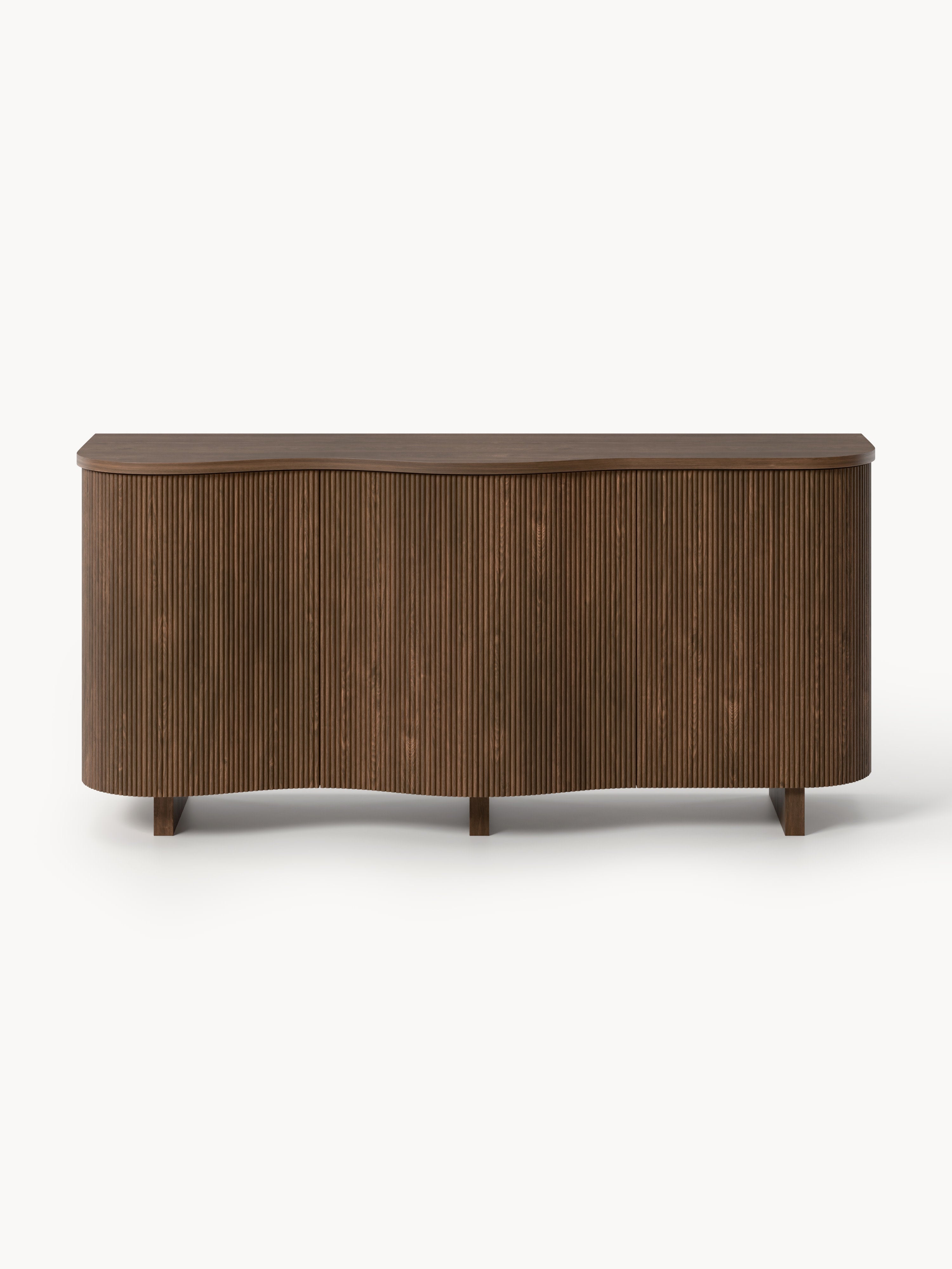 Soley Koyu Kahverengi Lake Meşe Dressoir 160 cm