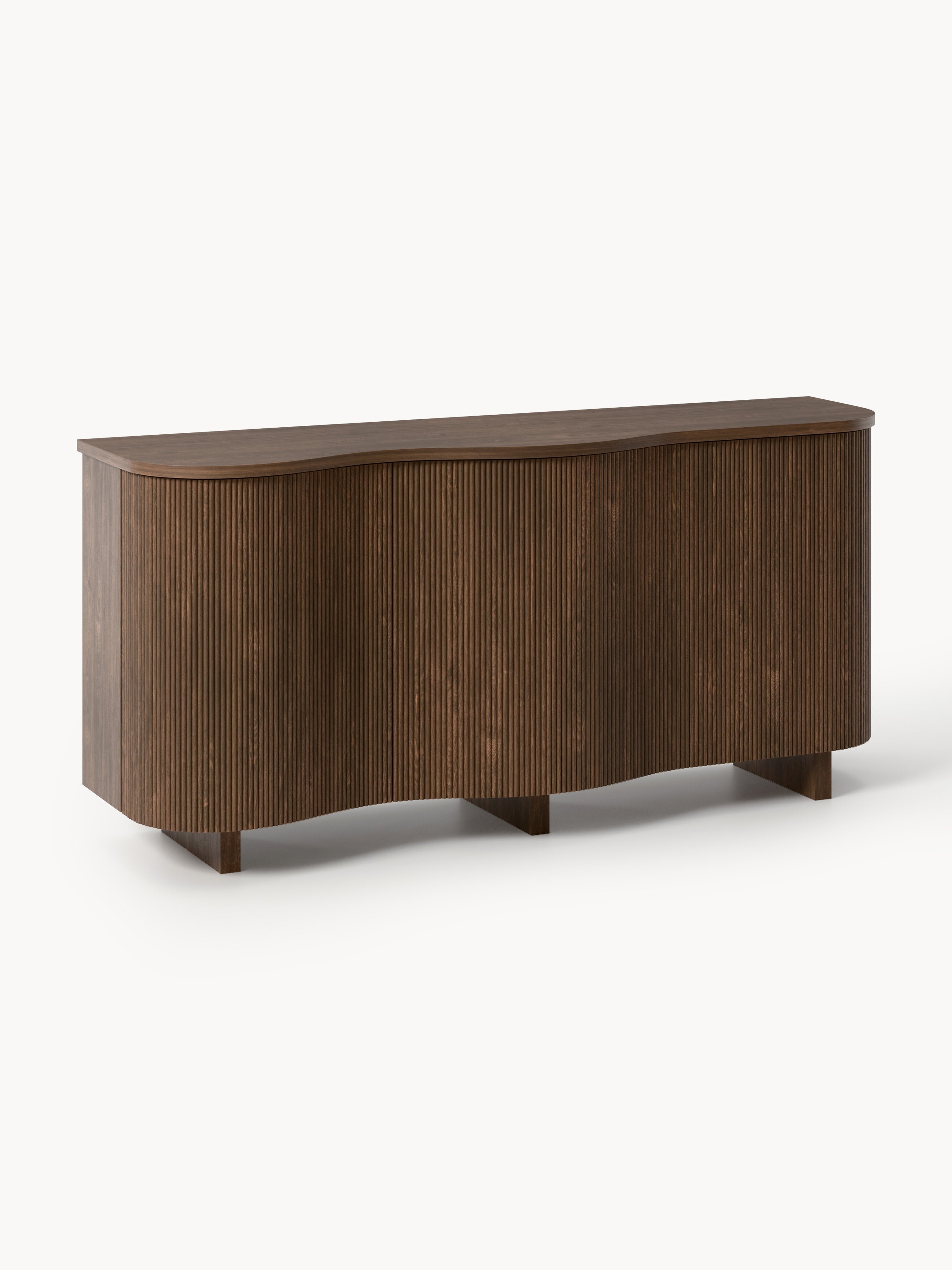 Soley Koyu Kahverengi Lake Meşe Dressoir 160 cm