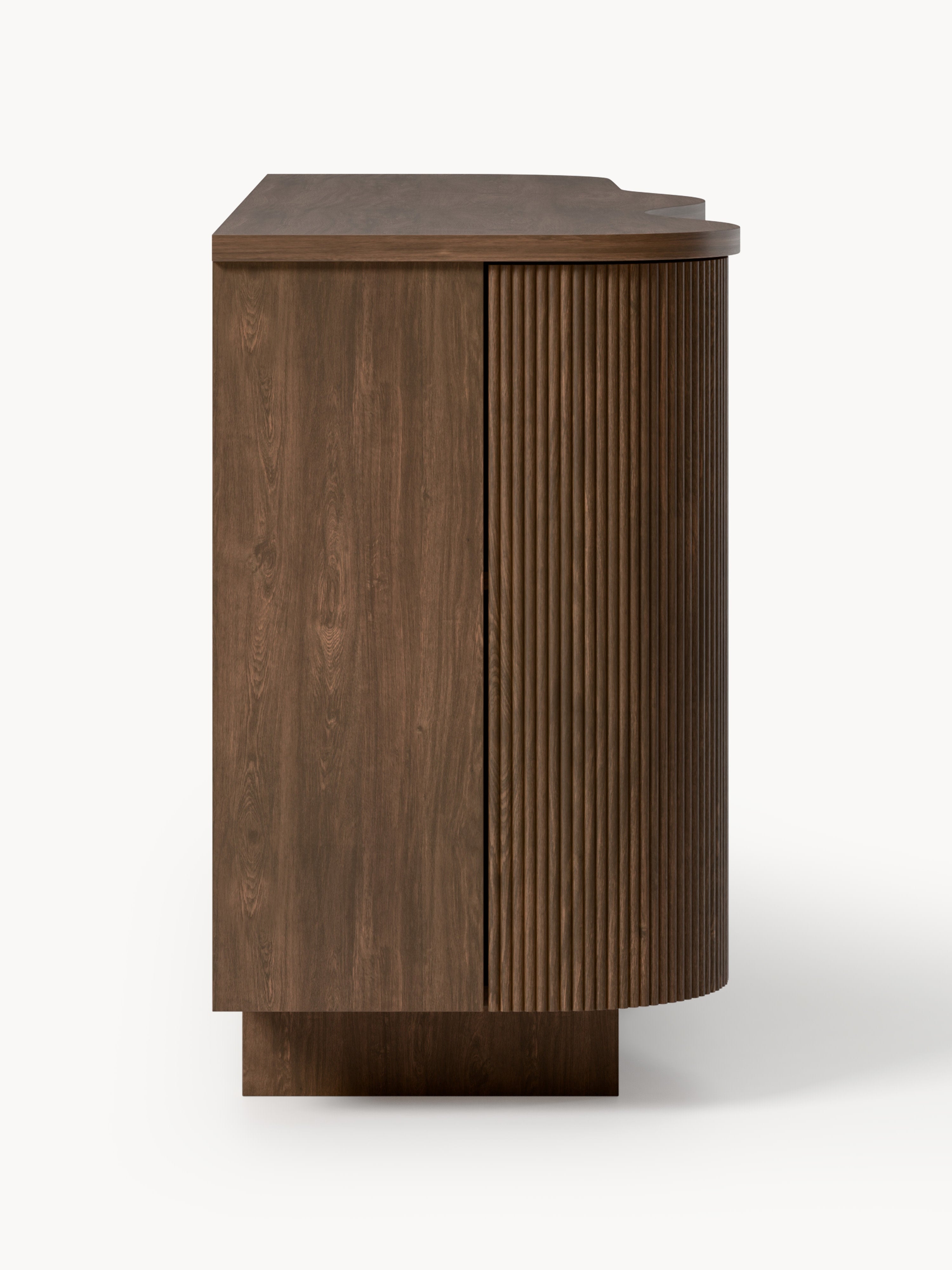 Soley Koyu Kahverengi Lake Meşe Dressoir 160 cm