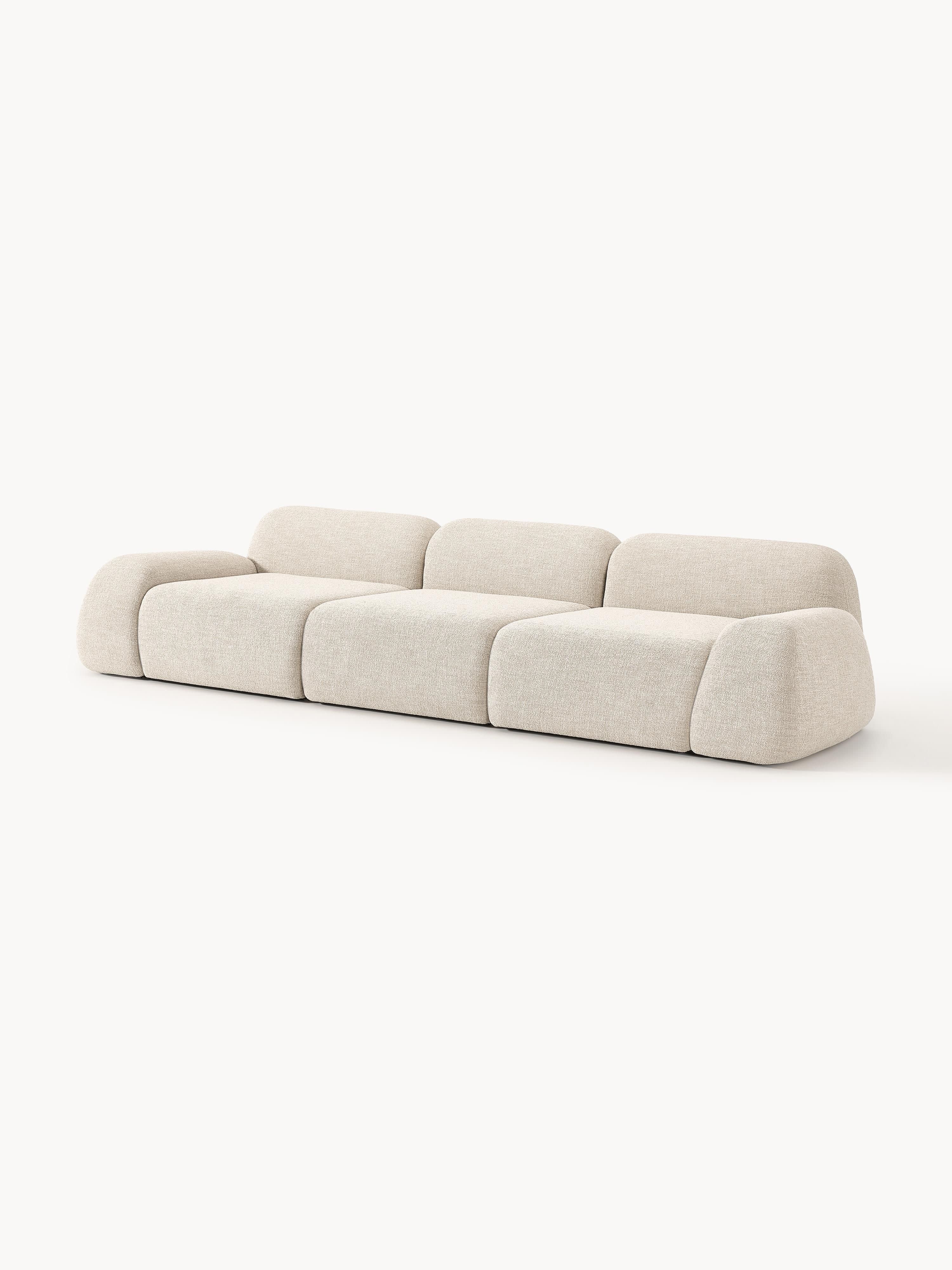 Wolke 4 Kişilik Modüler Bouclé Kanepe