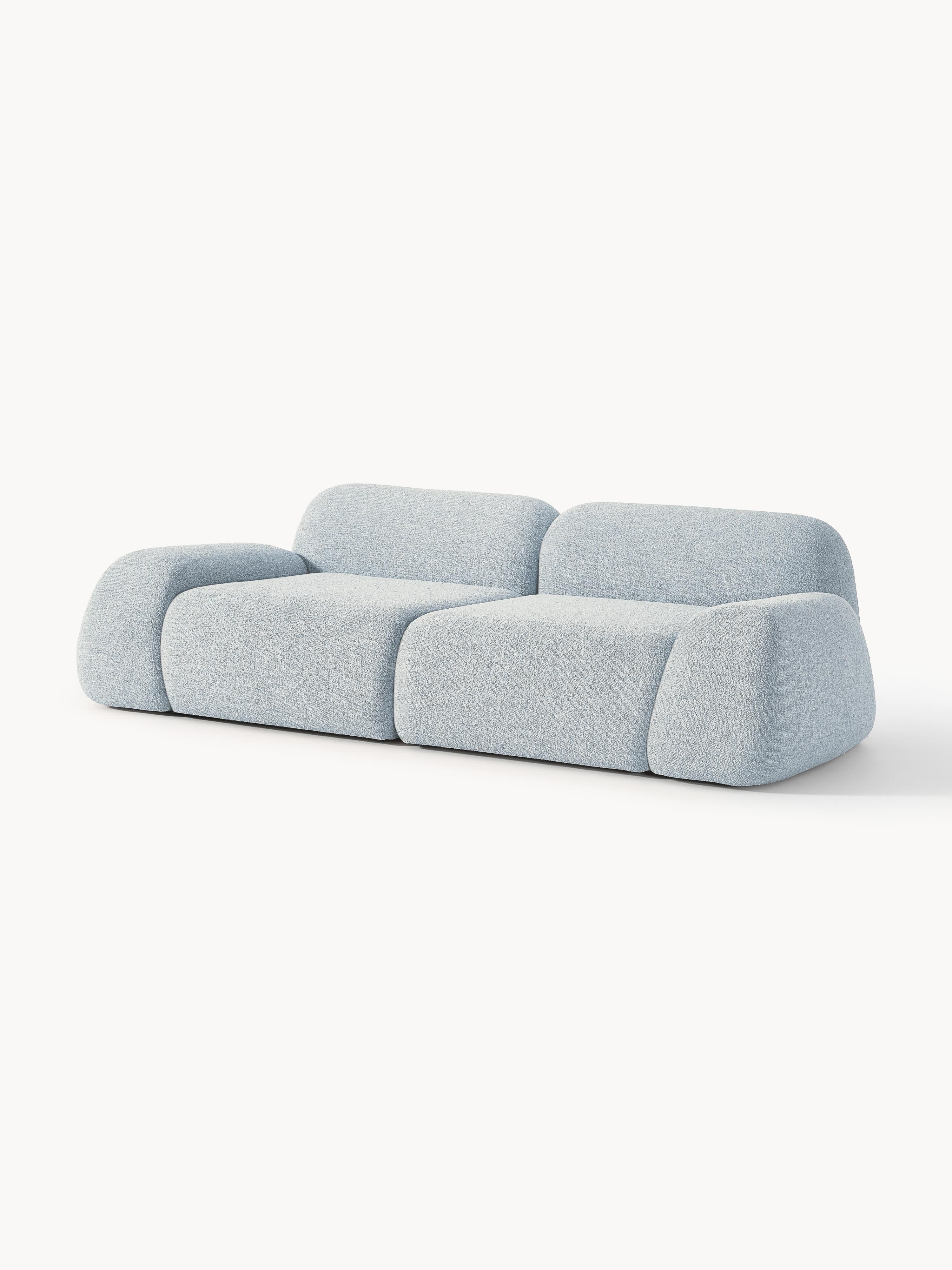 Wolke 3-Kişilik Modüler Bouclé Kanepe