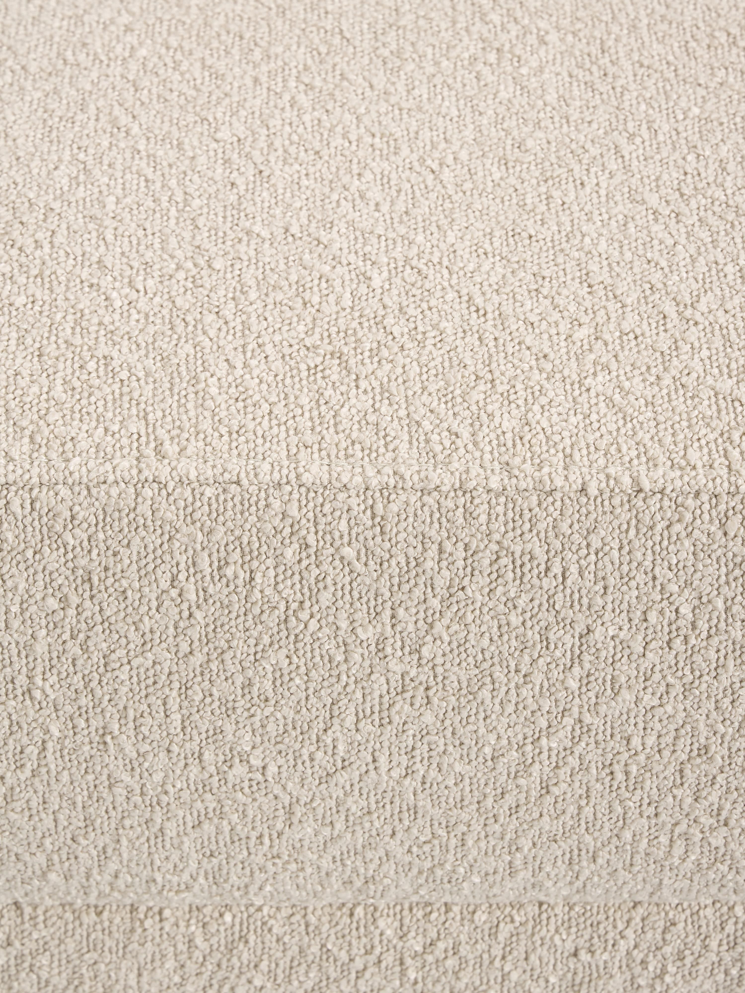 Lilo Modern Bouclé Şezlong, 205 cm, Lüks Oturma Grubu, Bej