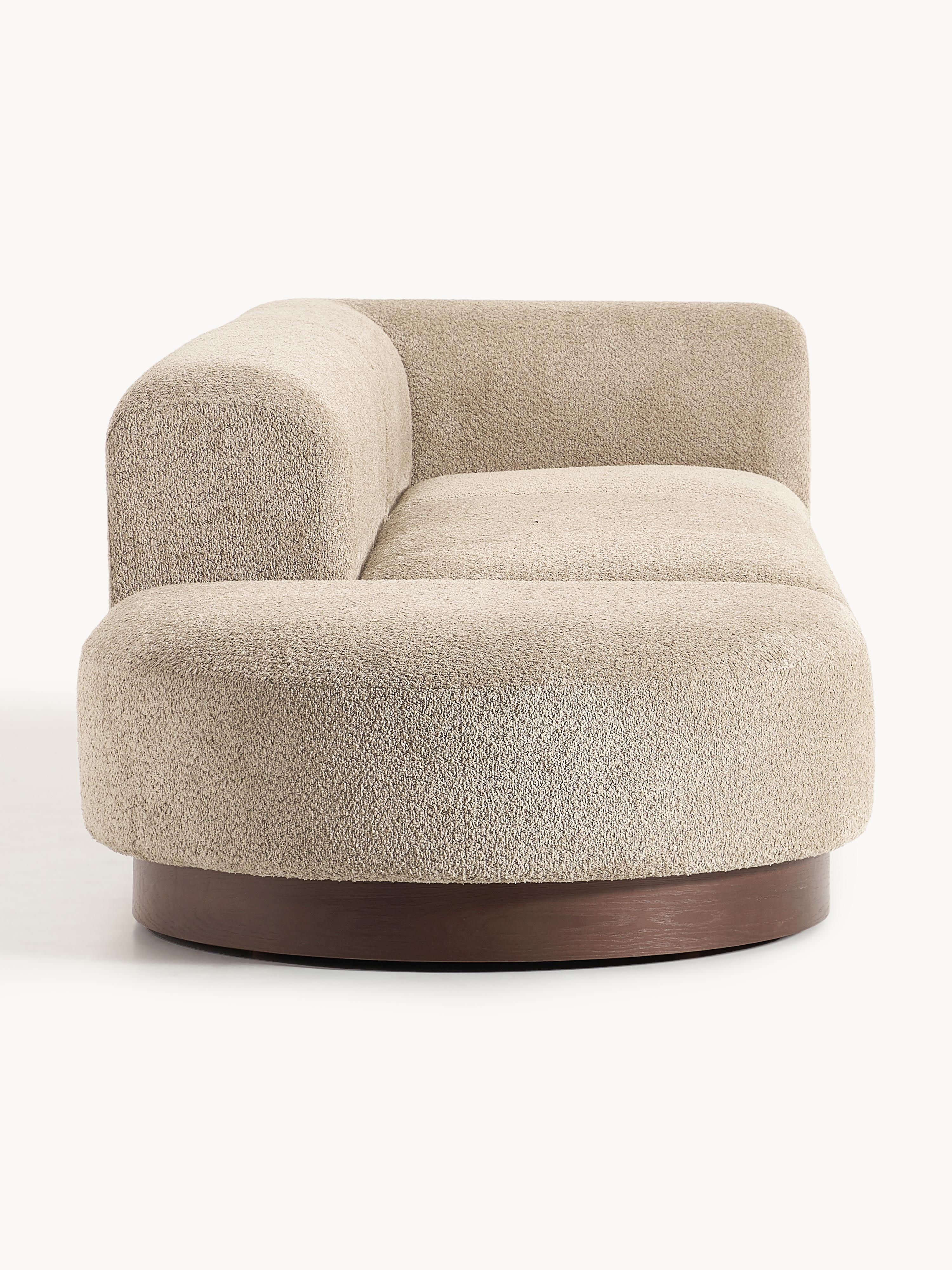 Natalie Modüler Teddy-Buklet Şezlong ve Puf