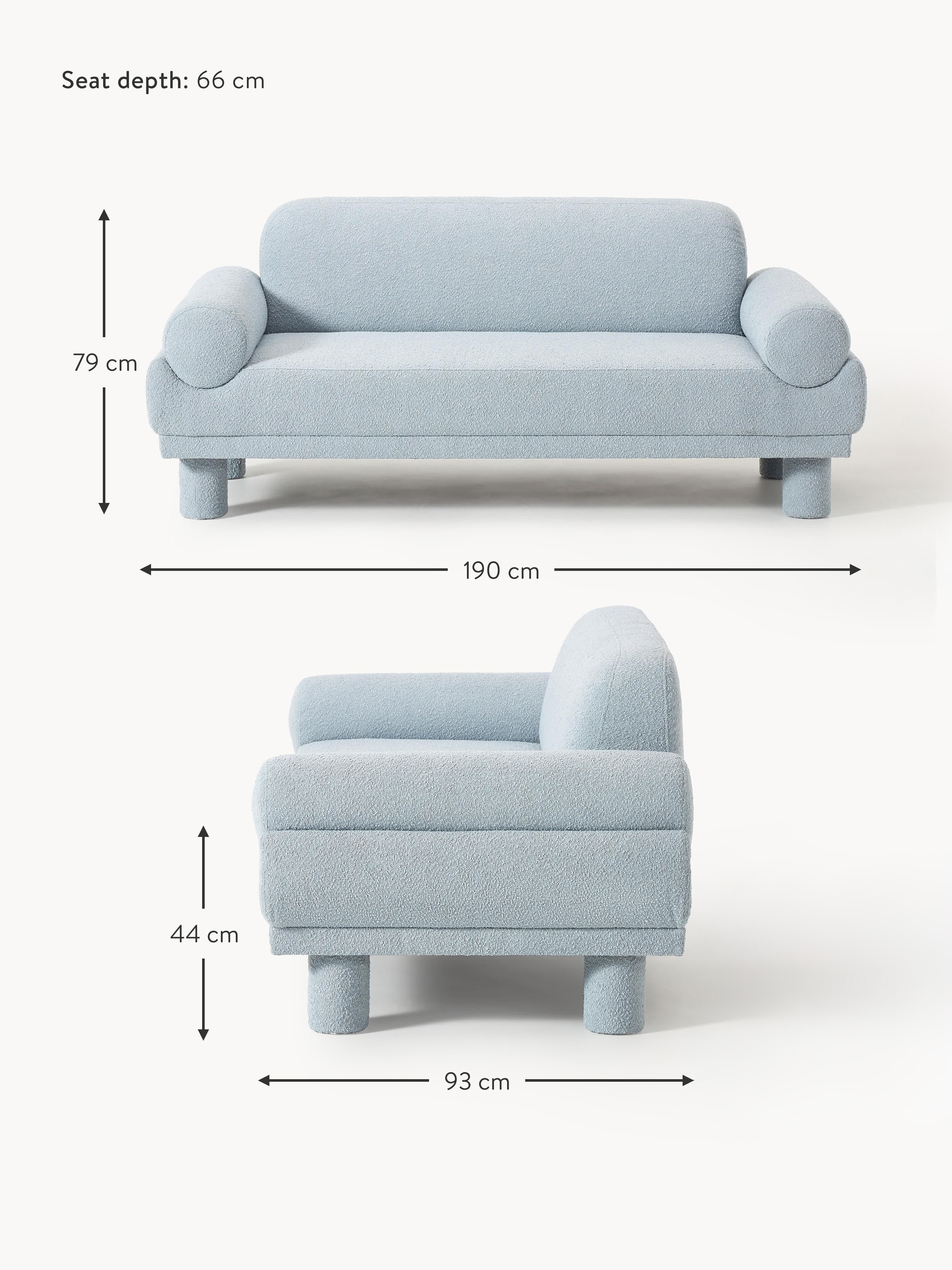Lilo 2 Kişilik Modern Bouclé Kanepe Yumuşak Dokulu
