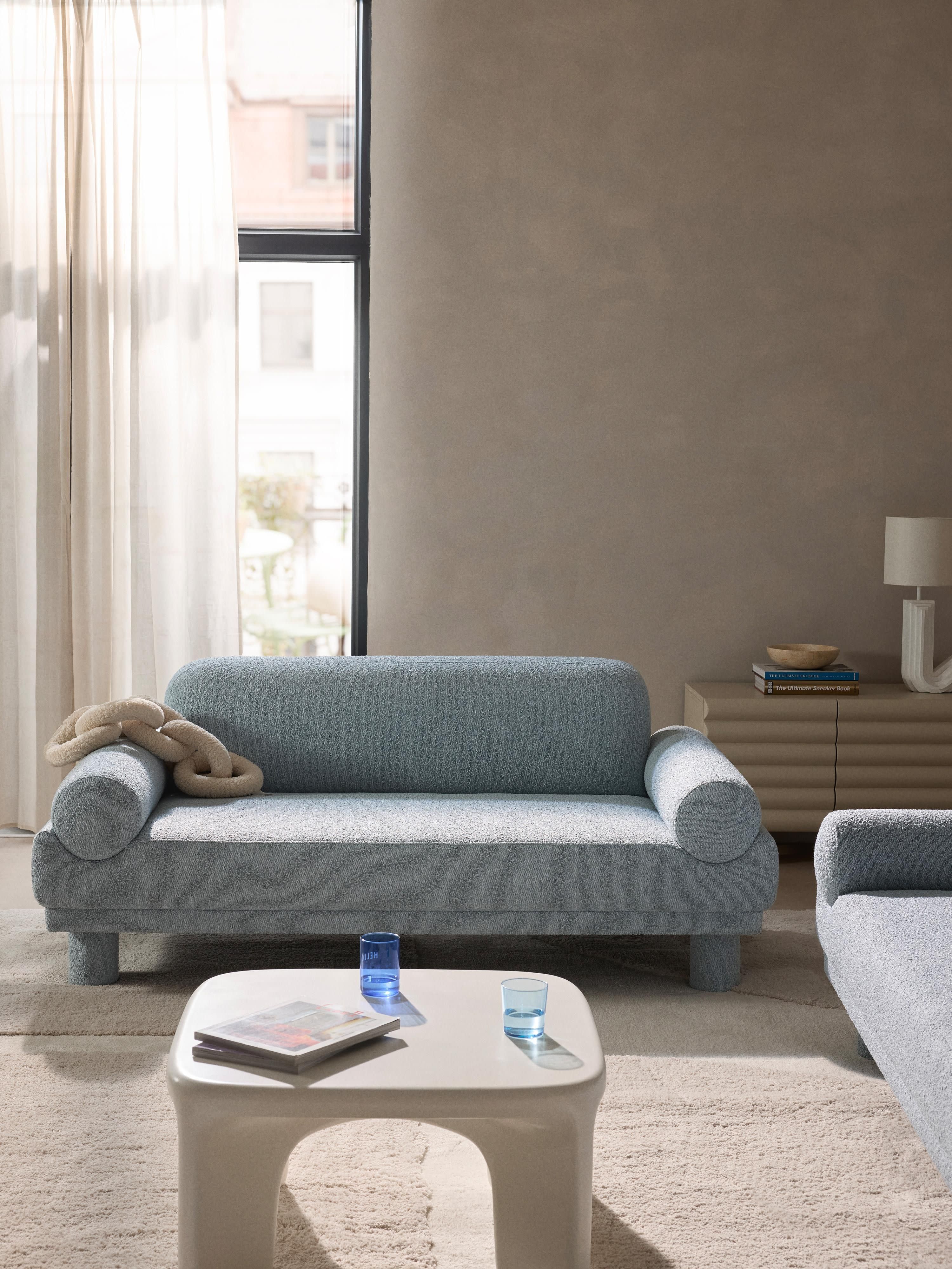Lilo 2 Kişilik Modern Bouclé Kanepe Yumuşak Dokulu