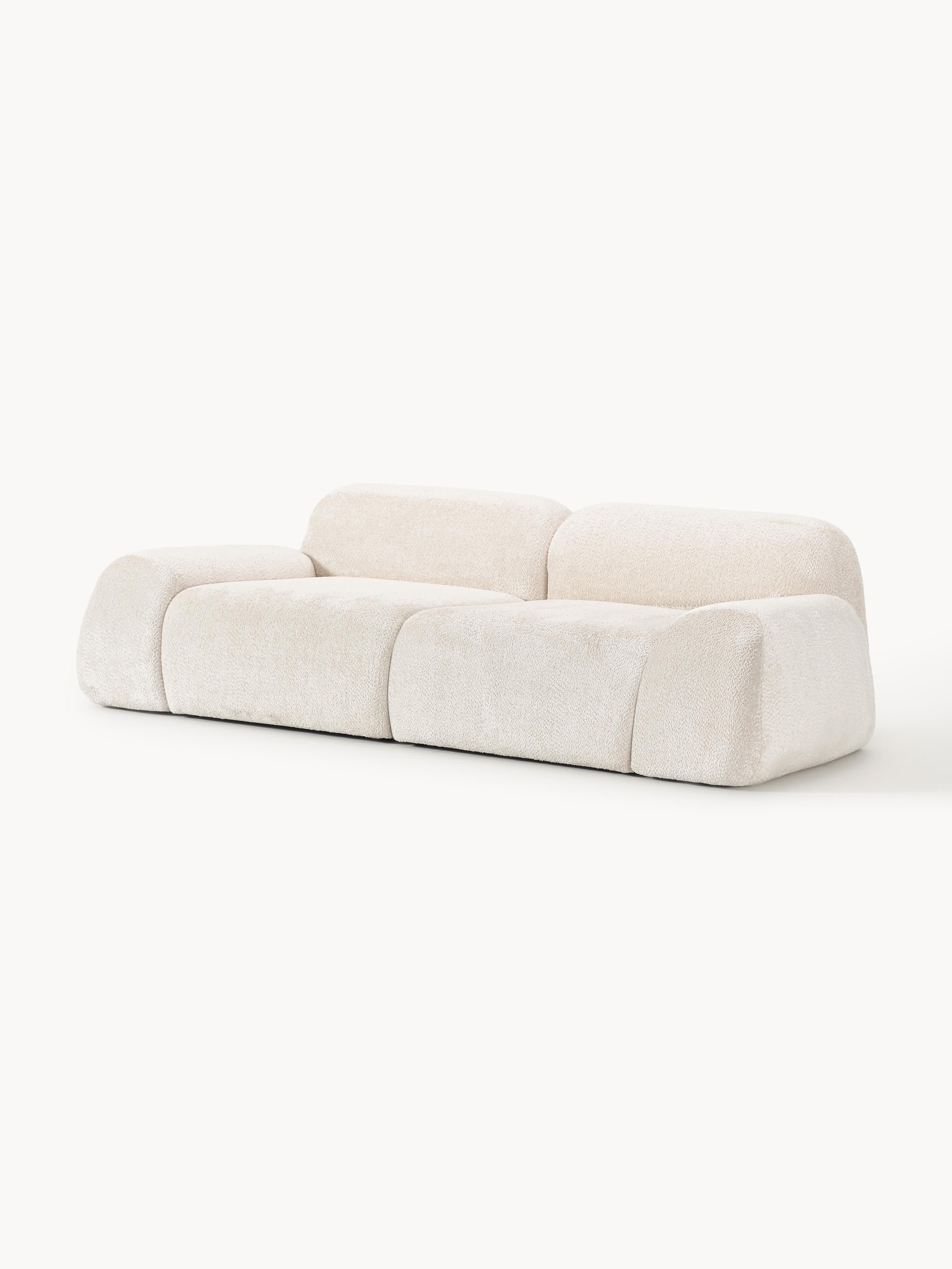 Wolke Modüler 3 Kişilik Teddy Bouclé Kanepe