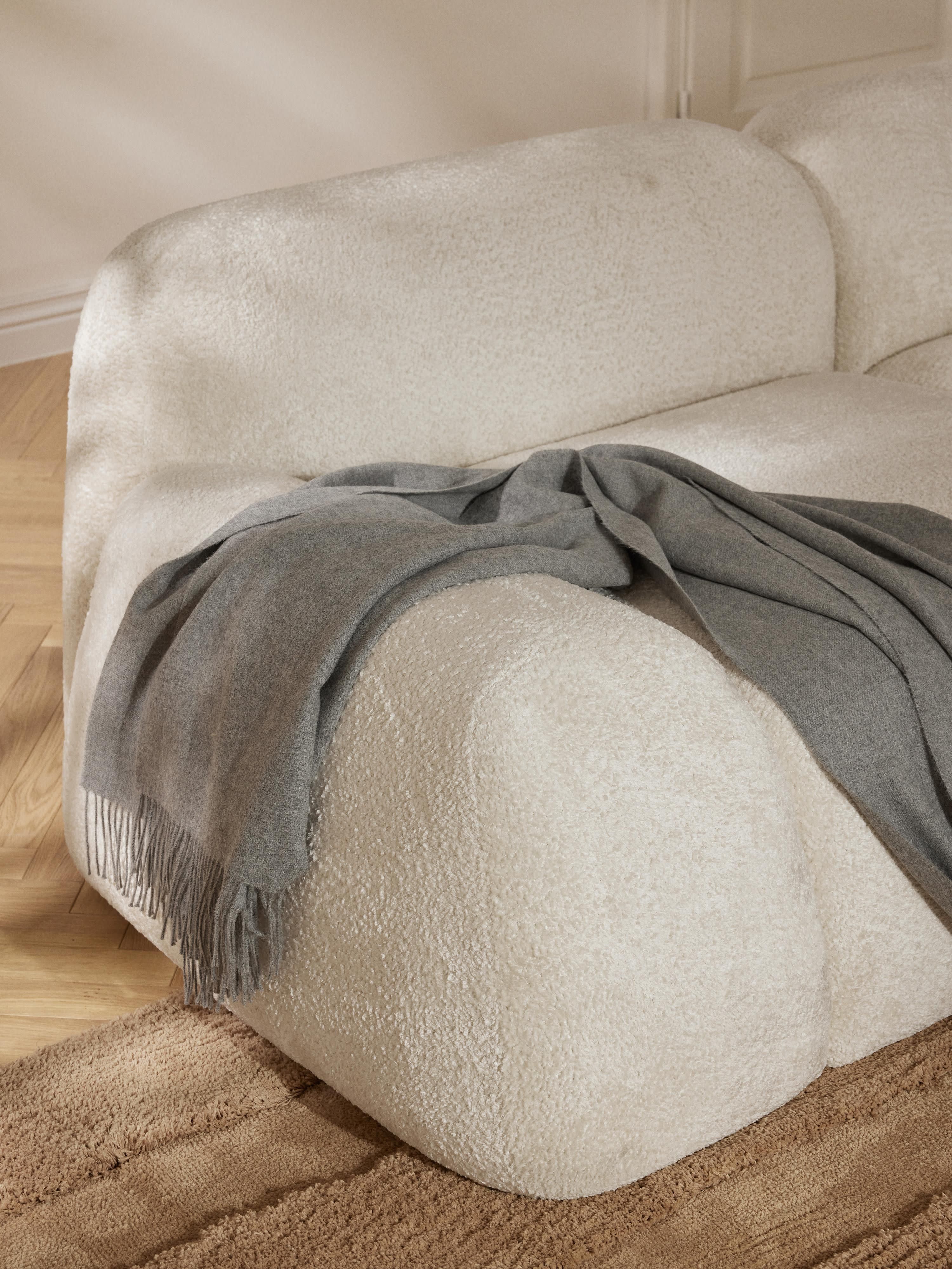 Wolke Modüler 3 Kişilik Teddy Bouclé Kanepe