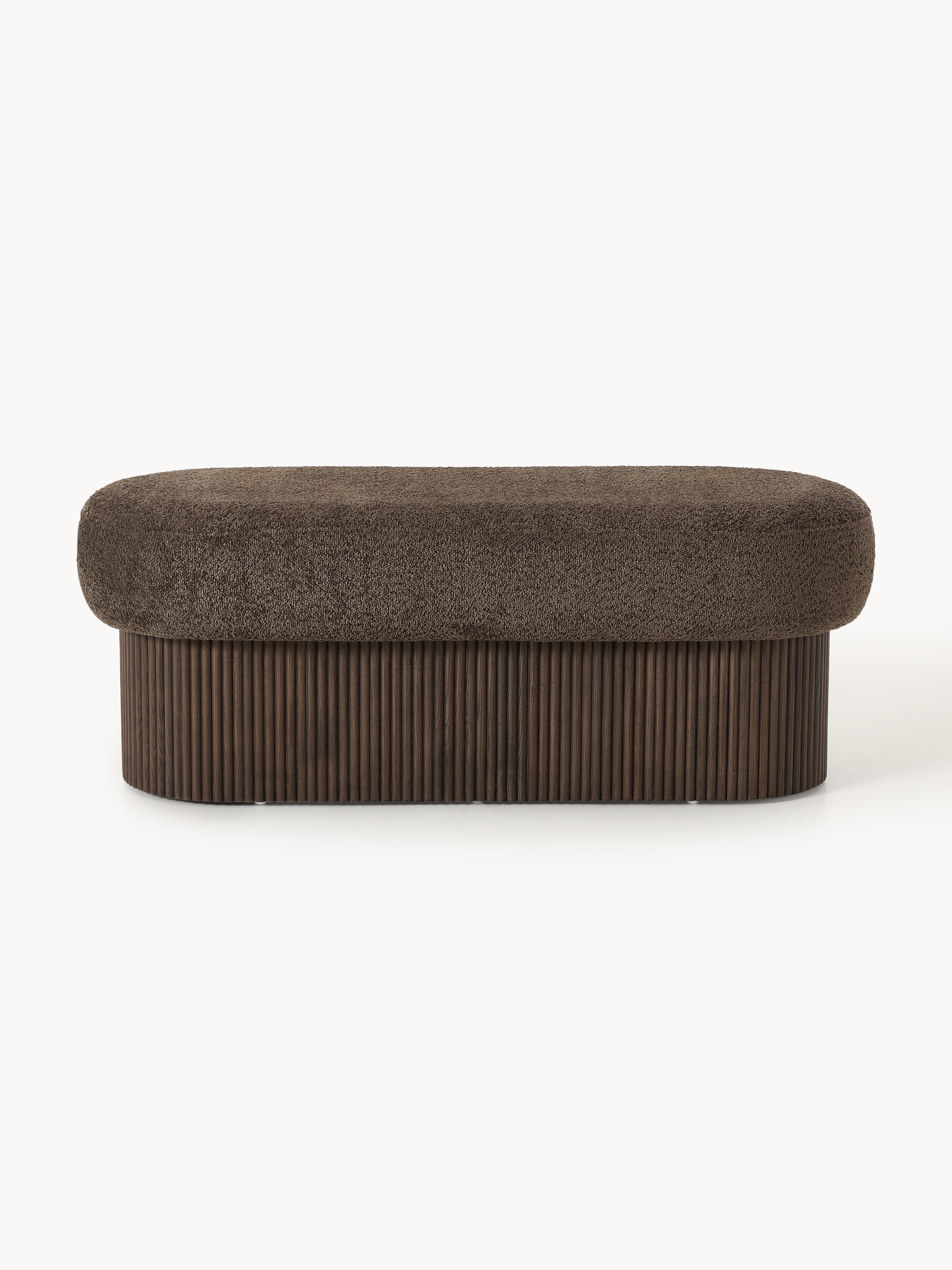 Nala Depolama Alanlı Modern Kumaş Kaplı Bench