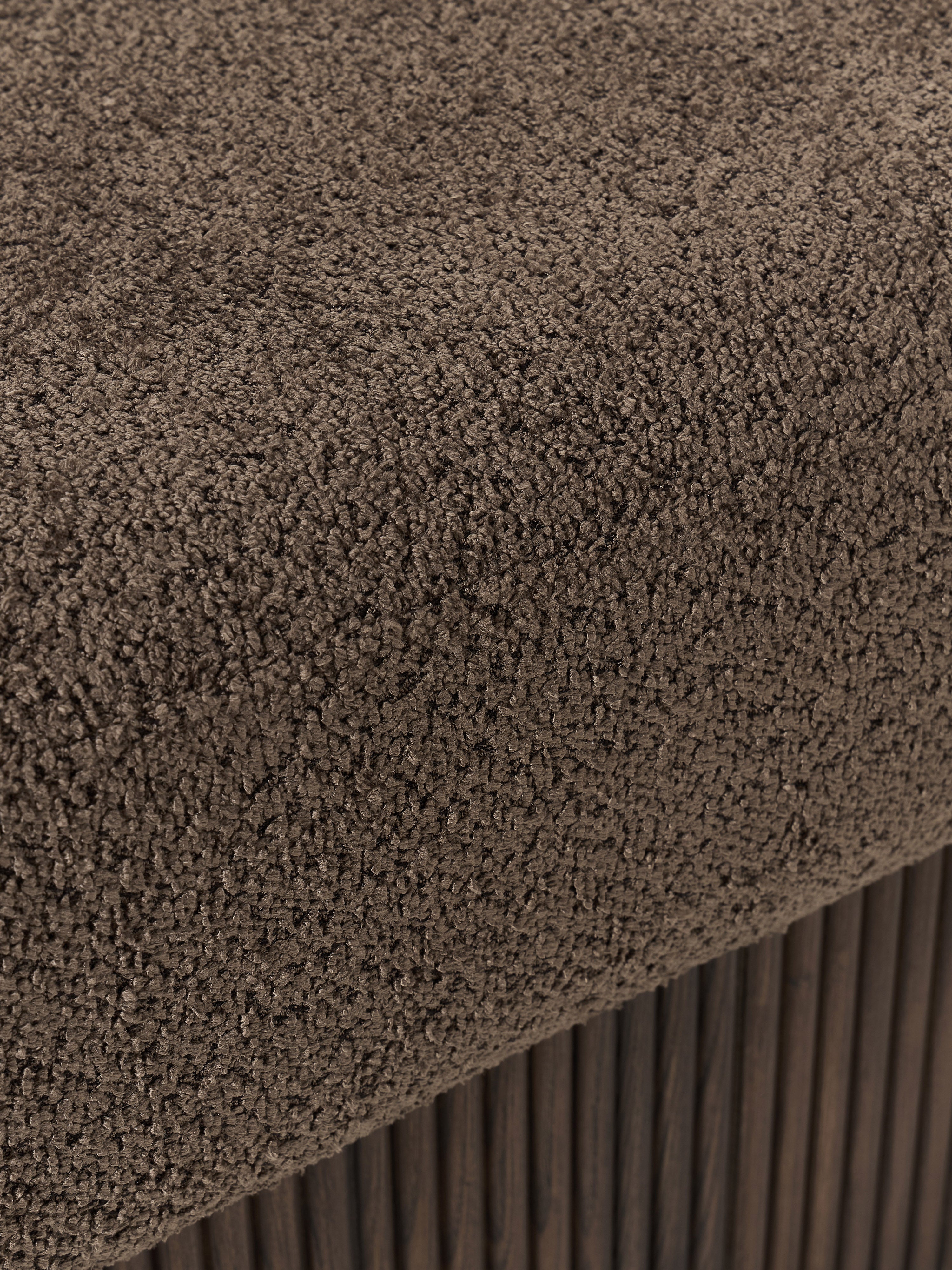 Nala Depolama Alanlı Modern Kumaş Kaplı Bench