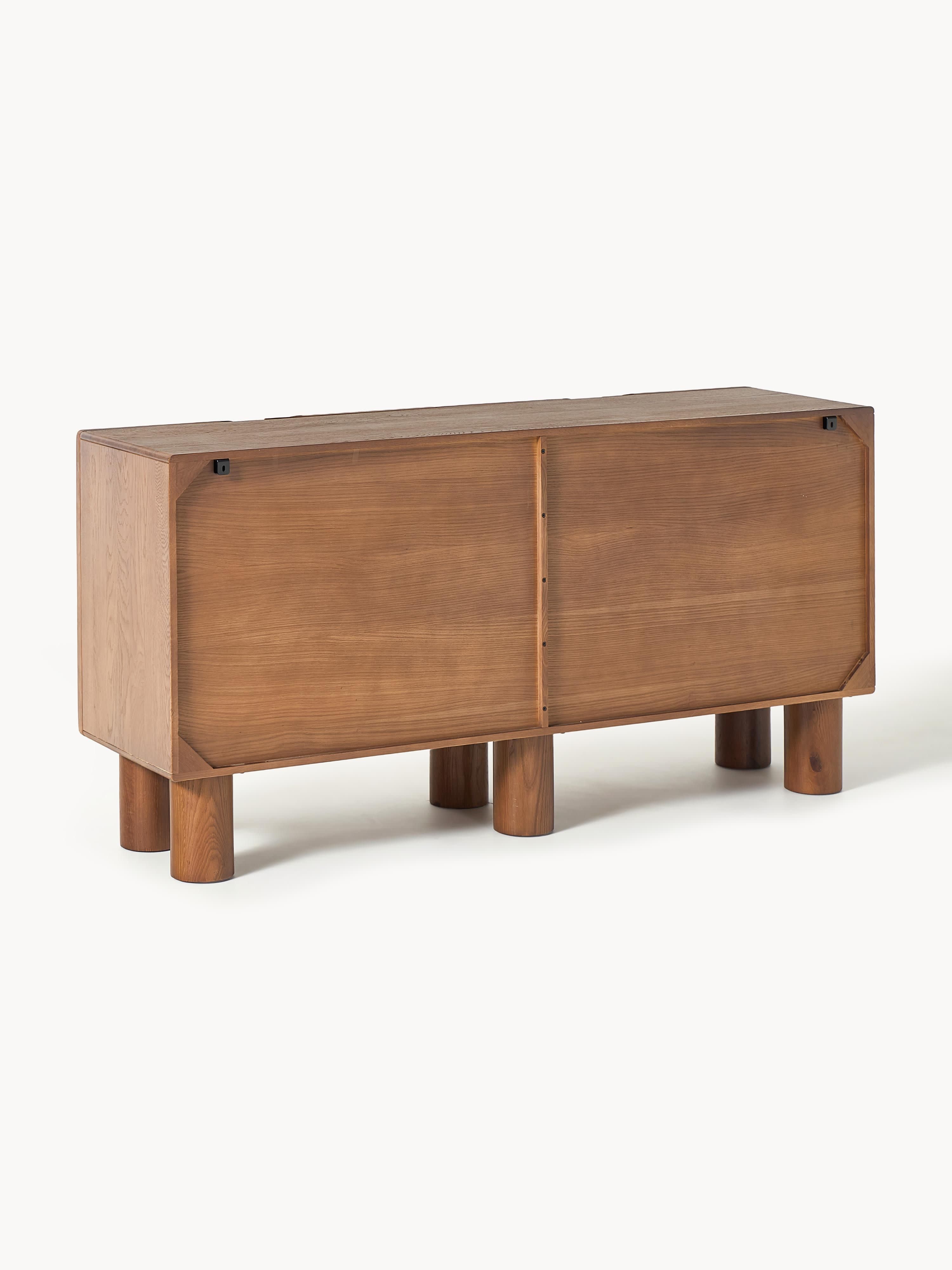 Cadi Masif Meşe Ahşap Dressoir 160 cm
