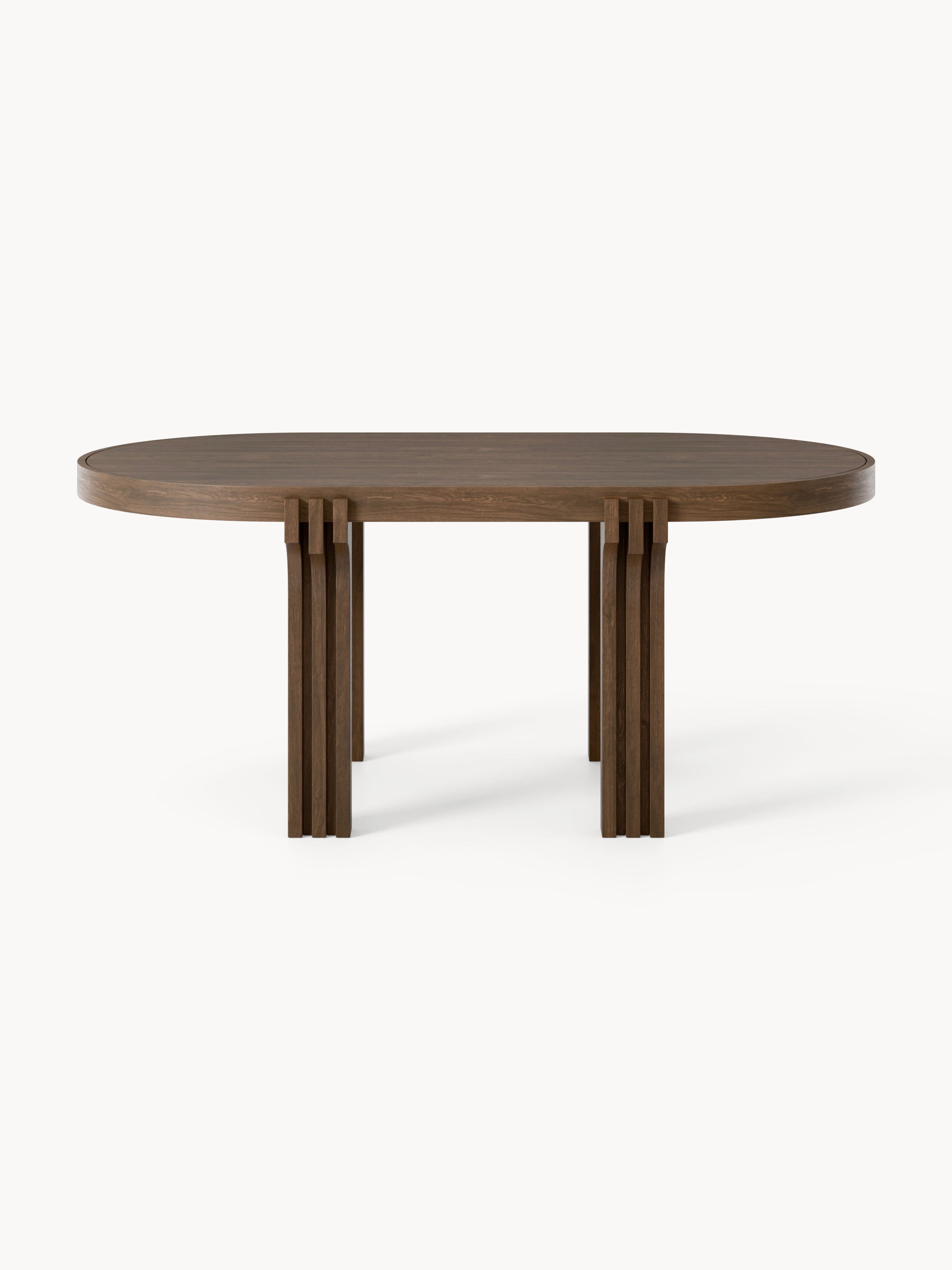 Nolan Oval Meşe Yemek Masası 180 cm