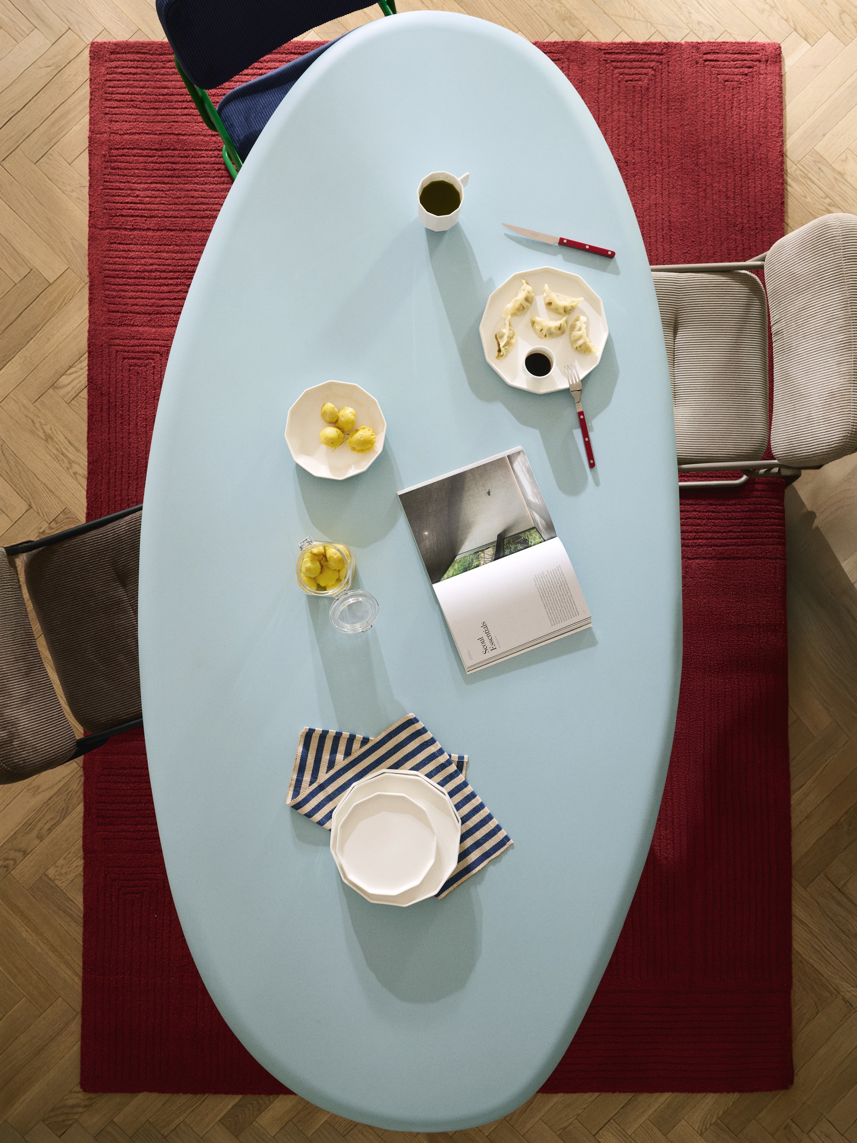 Anaya Organik Tasarımlı Lake Yemek Masası 230 cm