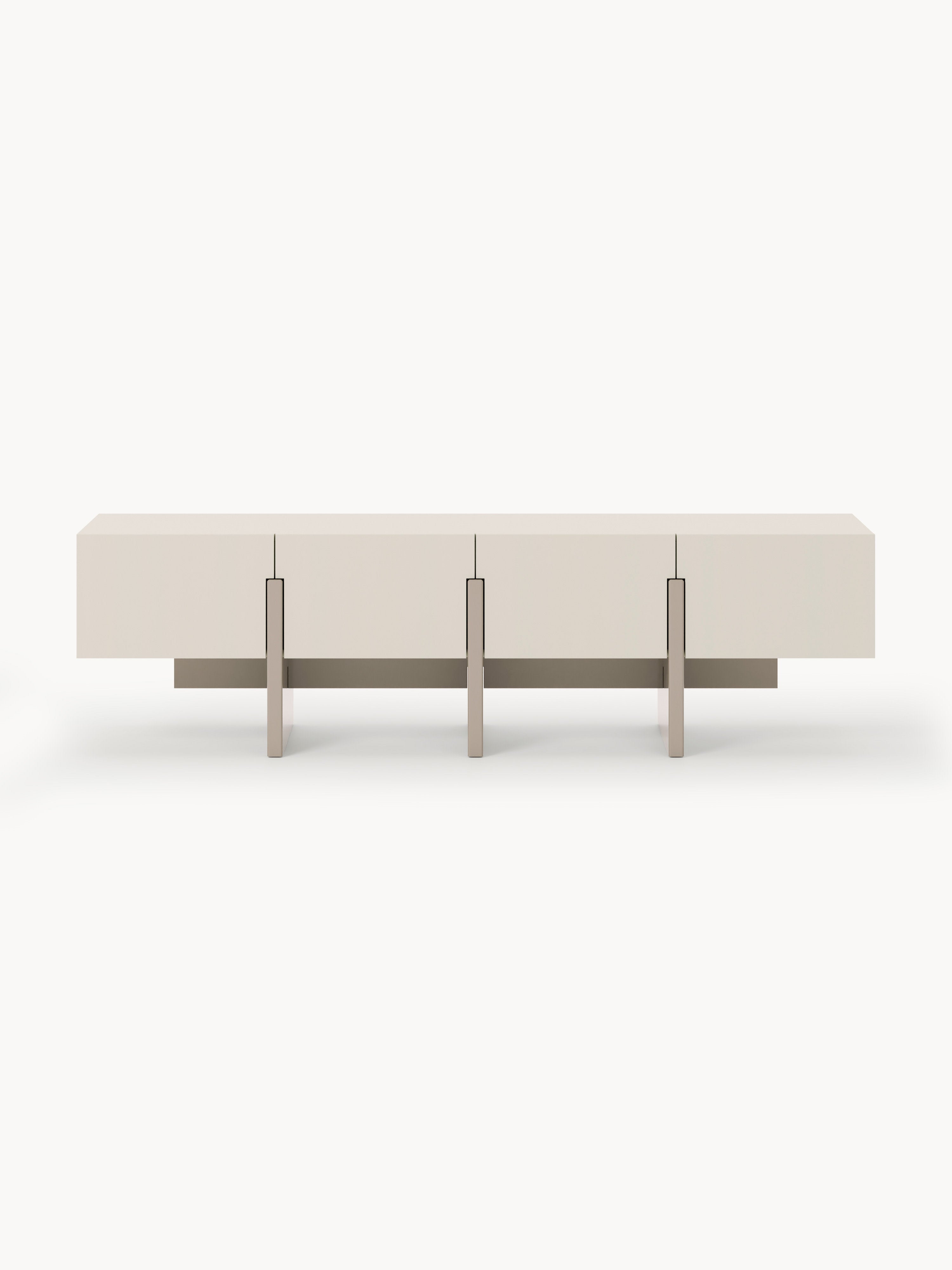 Dado Modern Ahşap TV Ünitesi 180 cm Bej ve Taupe