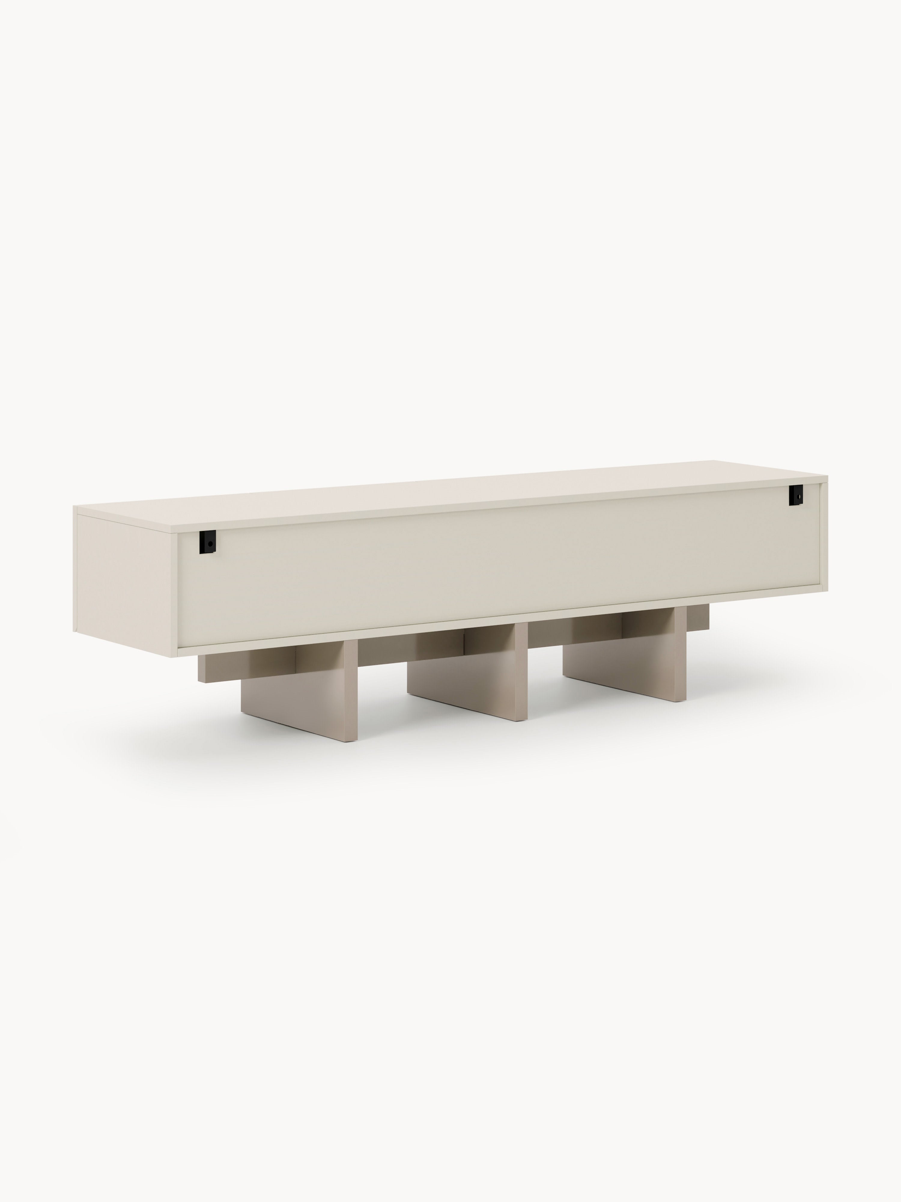 Dado Modern Ahşap TV Ünitesi 180 cm Bej ve Taupe