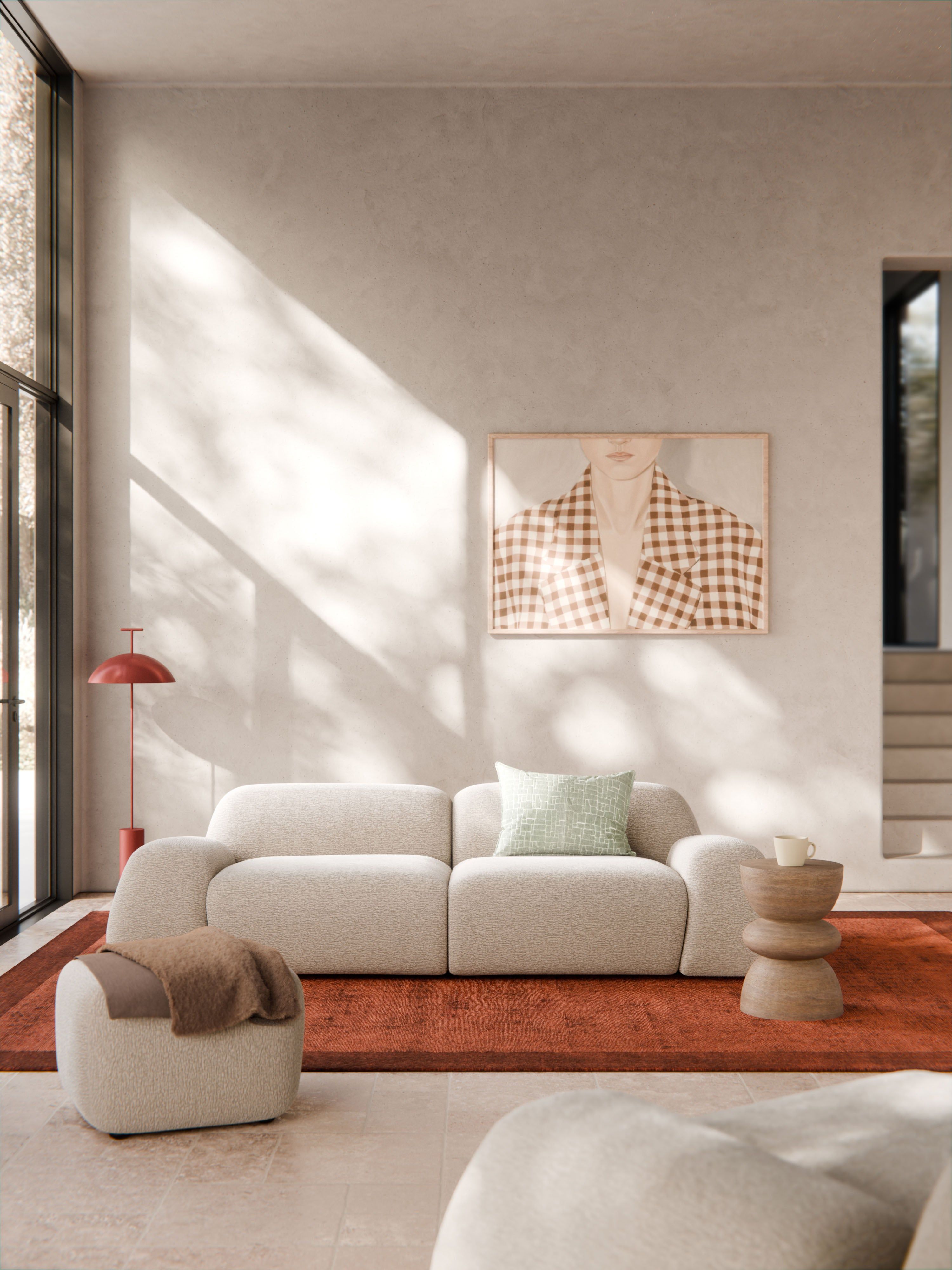 Wolke 3 Kişilik Modüler Koltuk, Modern ve Lüks Tasarım