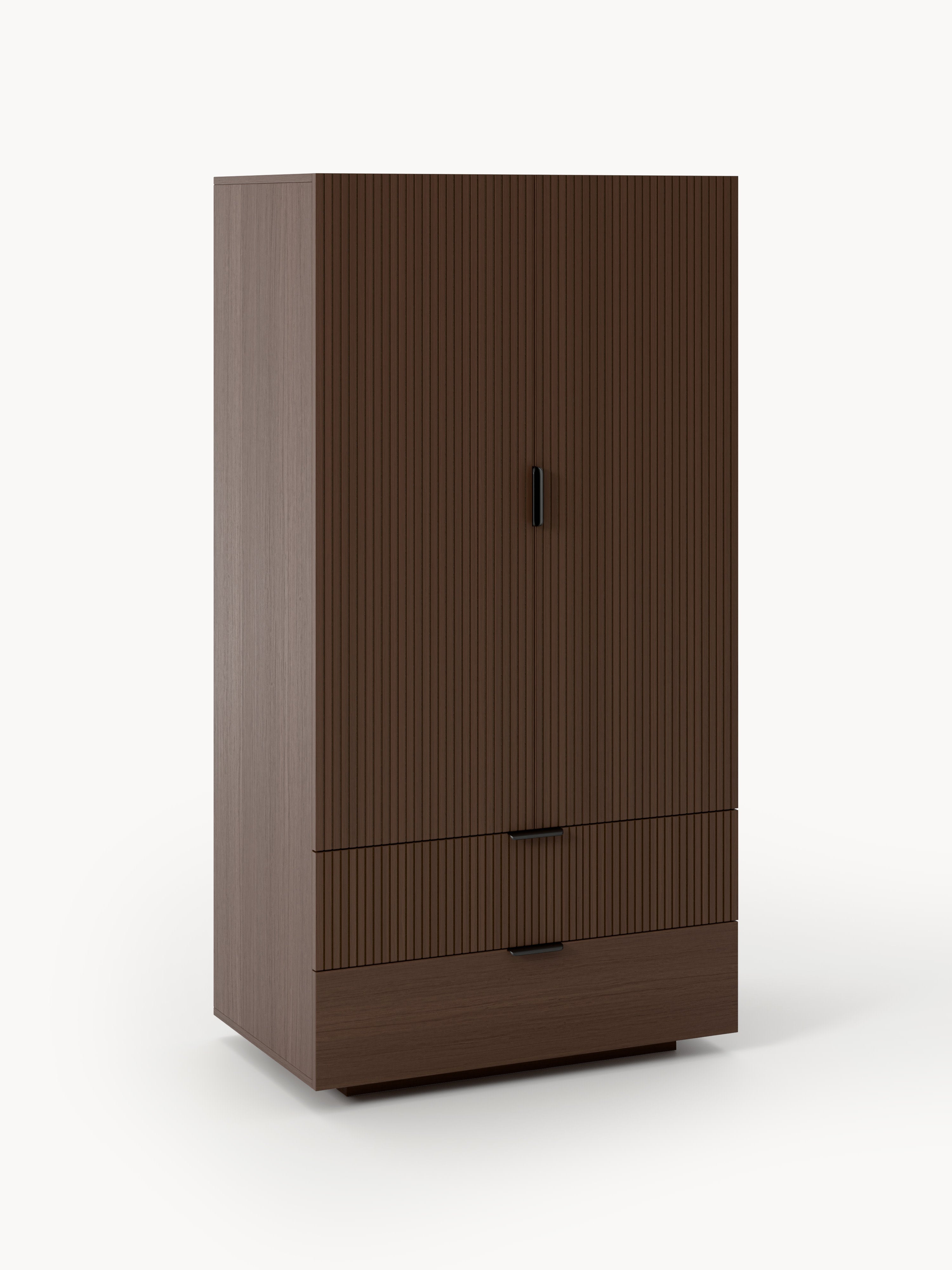 Sato Ahşap Kompakt Gardırop Minimalist Tasarım ve Raf Sistemi