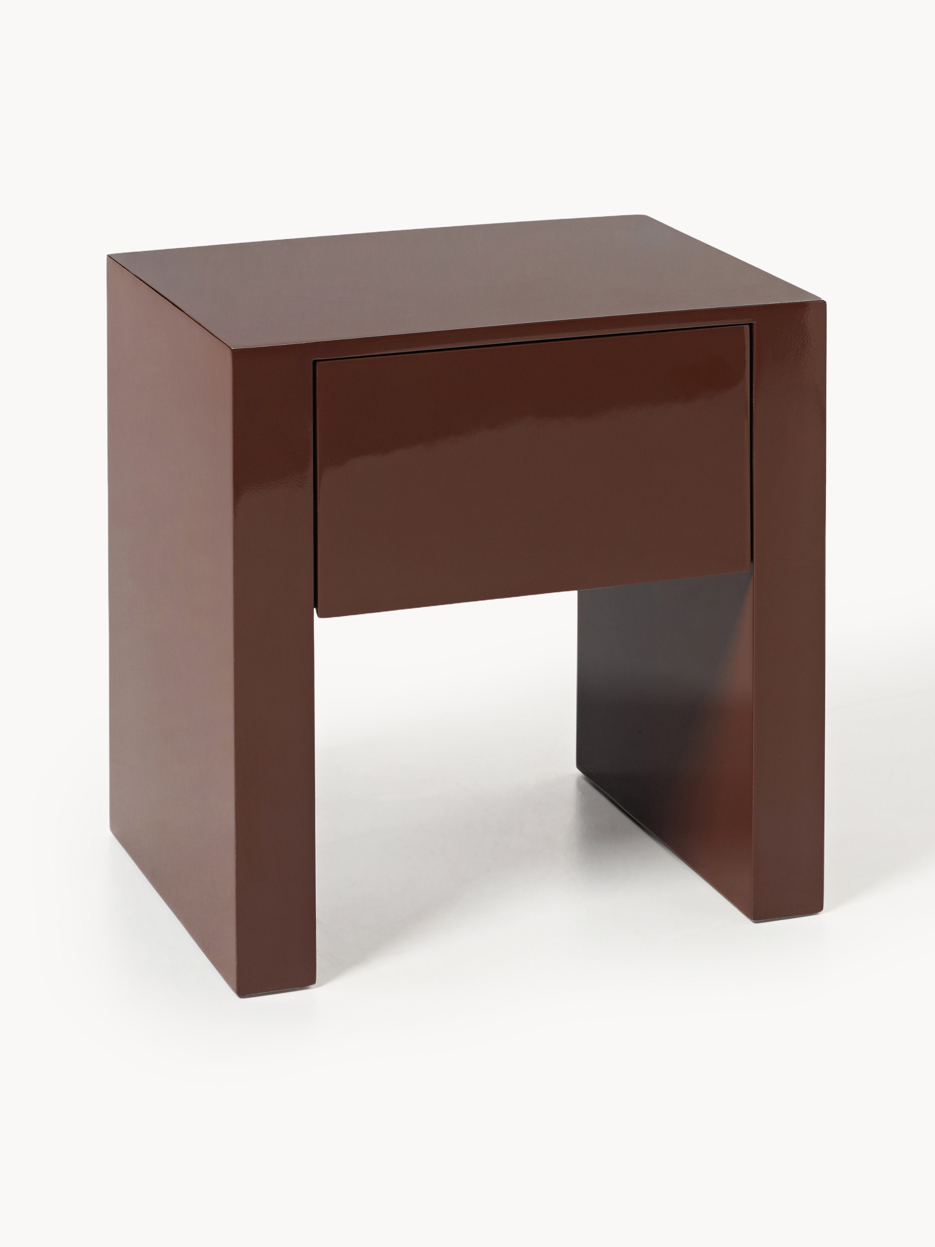 Liv Modern Lake MDF Komodin Koyu Kahverengi
