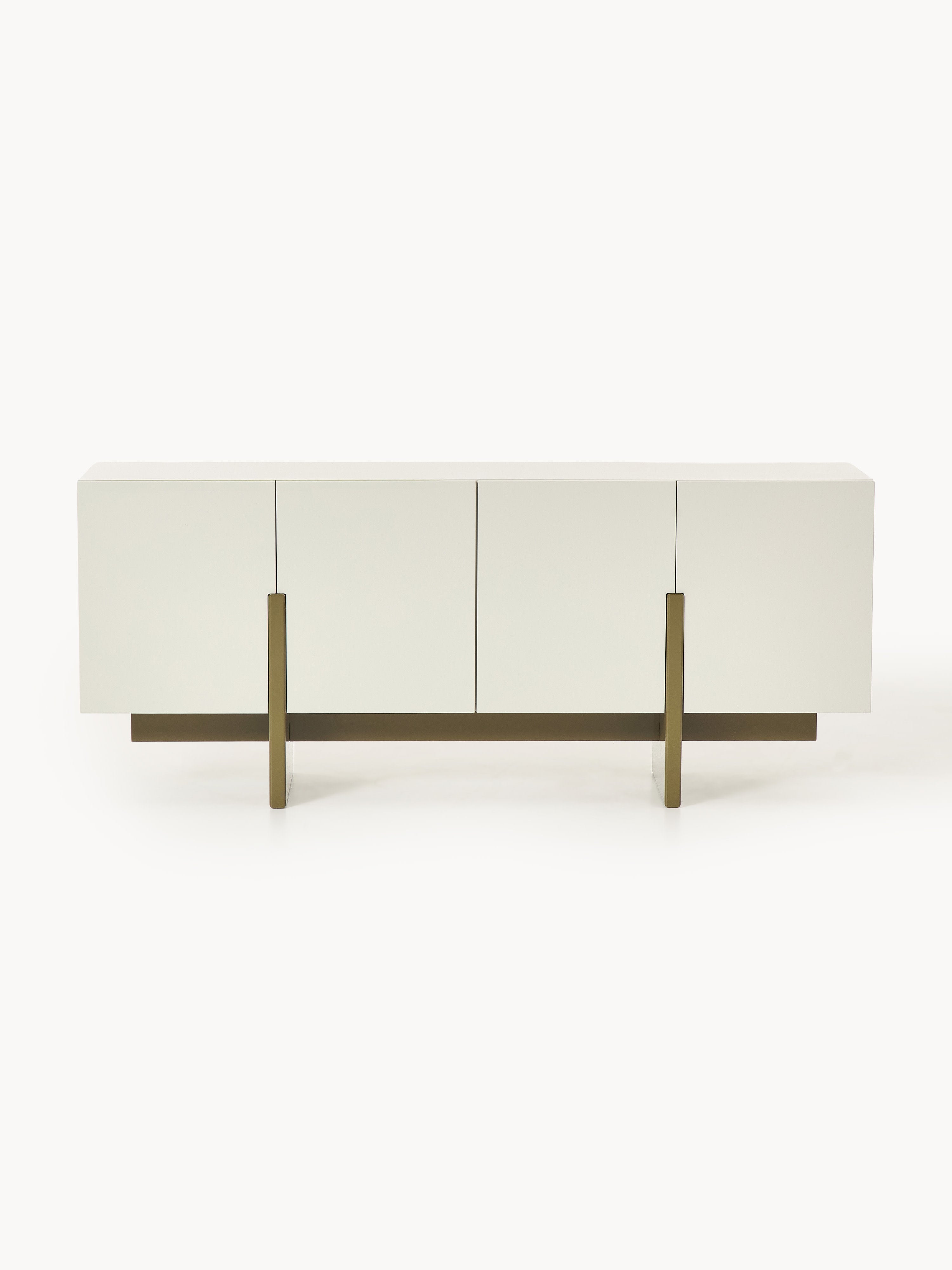 Dado Modern Ahşap Dressoir 180cm Bej ve Zeytin Yeşili