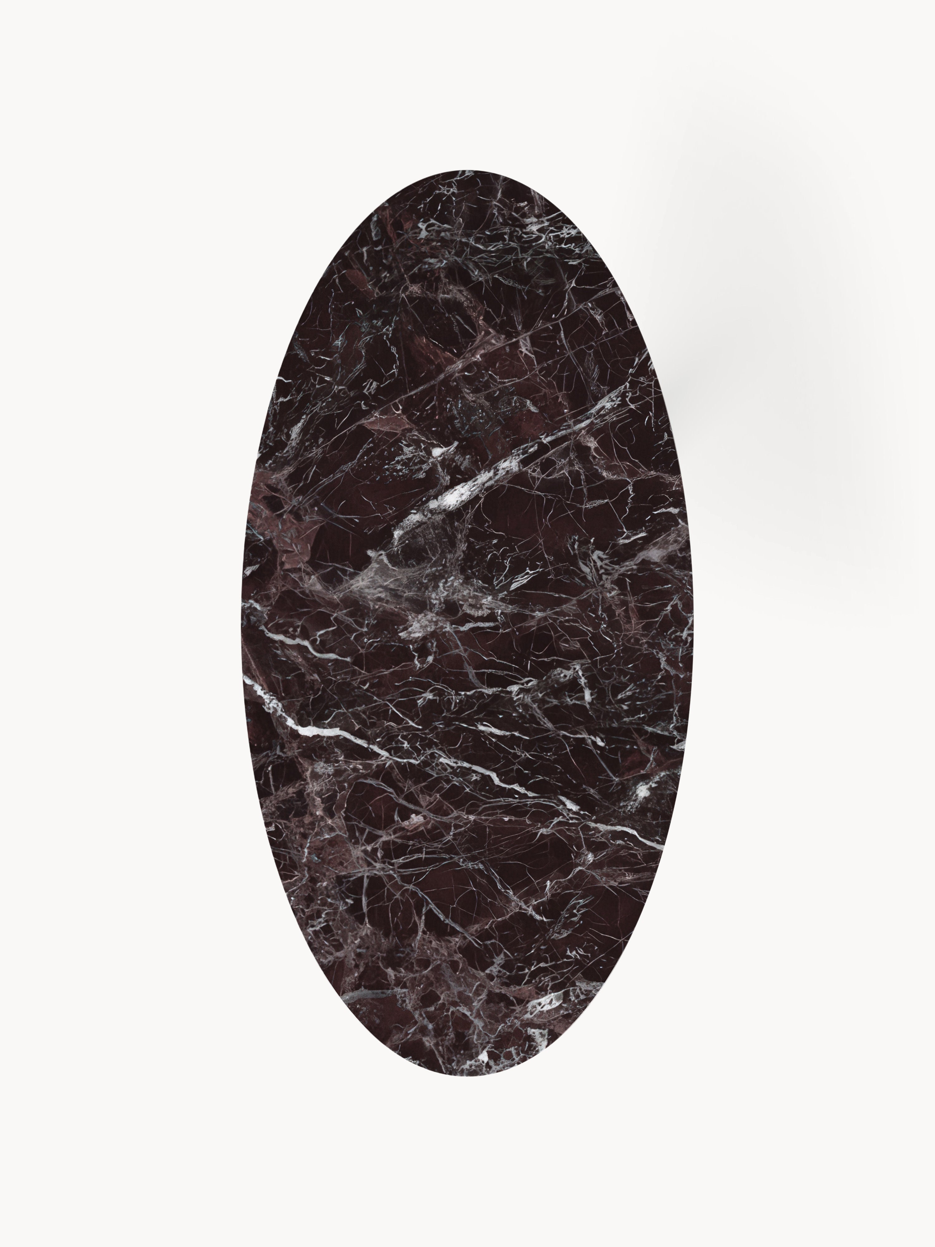 Miley Oval Mermer Yemek Masası 180 x 90 cm