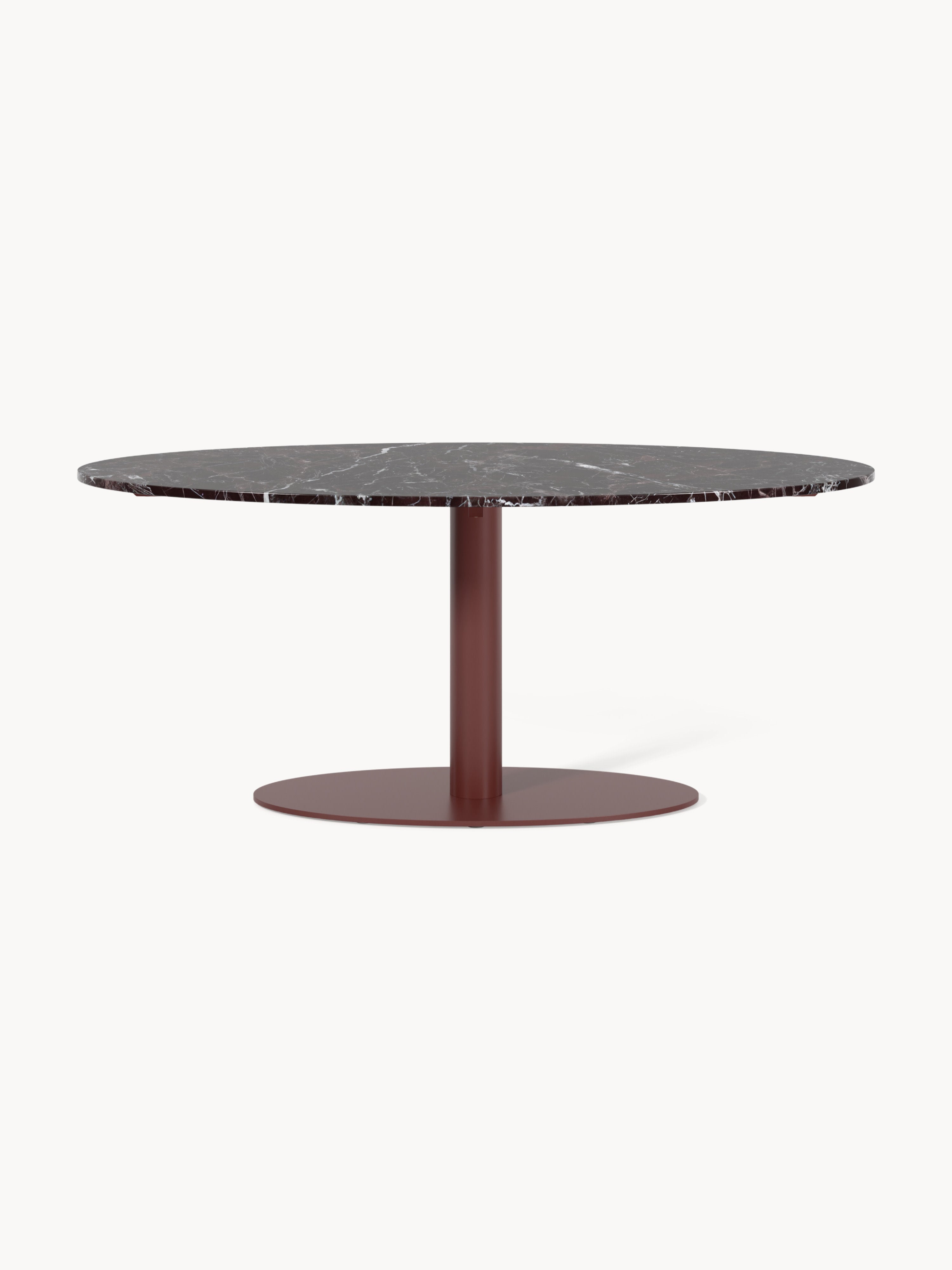 Miley Oval Mermer Yemek Masası 180 x 90 cm
