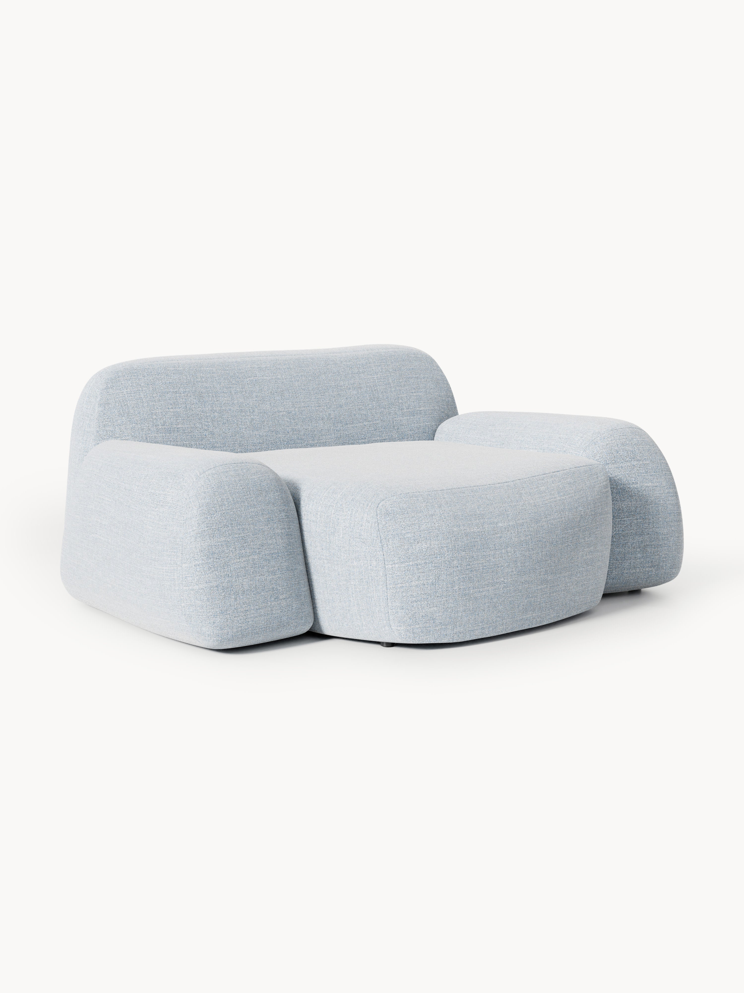 Velotti XL Boucle Koltuk Açık Mavi