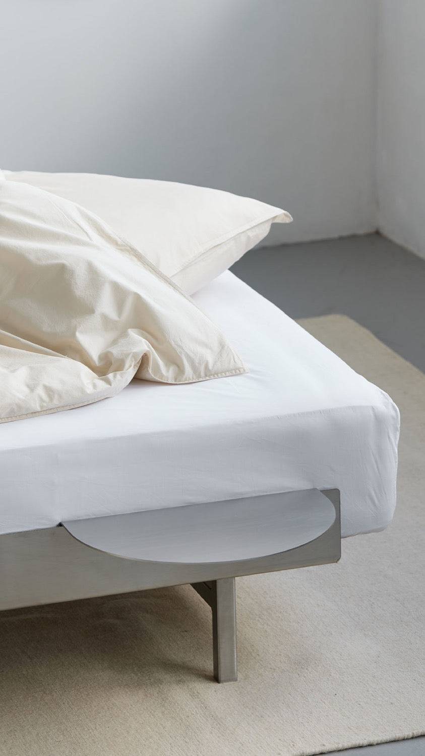 Paslanmaz Çelik Genişletilebilir Yatak 90-180 cm Modern Tasarım