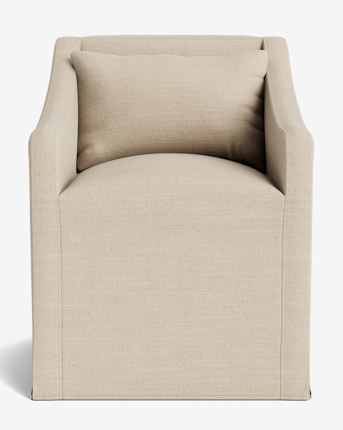 Olivier Slipcover Yemek Koltuğu Kumaş Kaplı