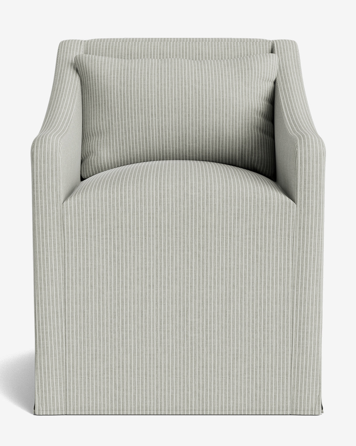 Olivier Slipcover Yemek Koltuğu Kumaş Kaplı