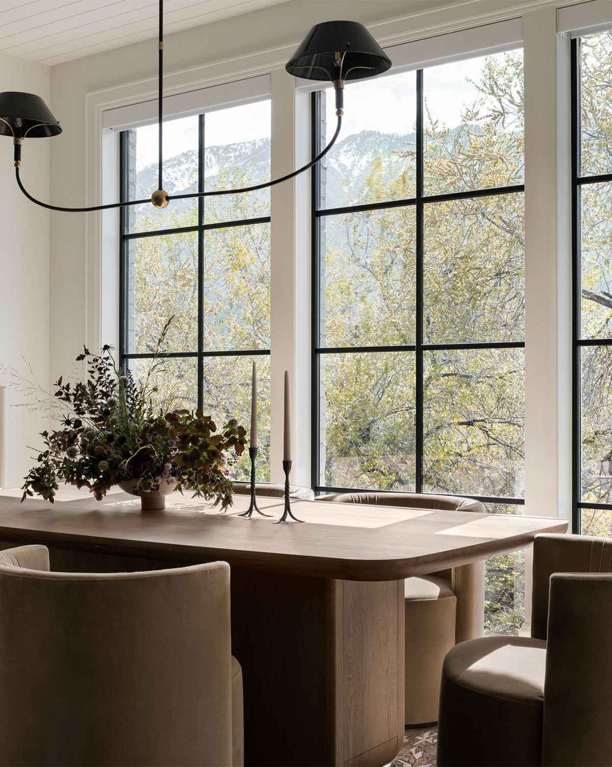 Ceviz Yemek Masası Modern