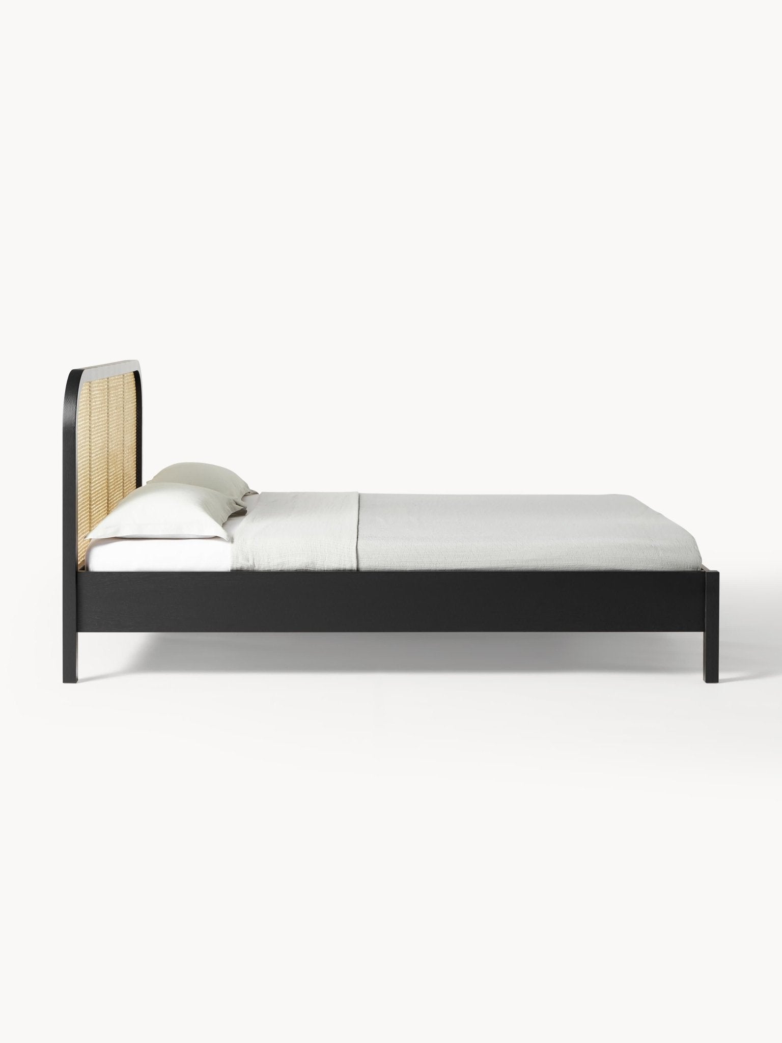 Jones Modern Ahşap Karyola Viyana Hasırı Başlıklı 140x200 cm - Velotti