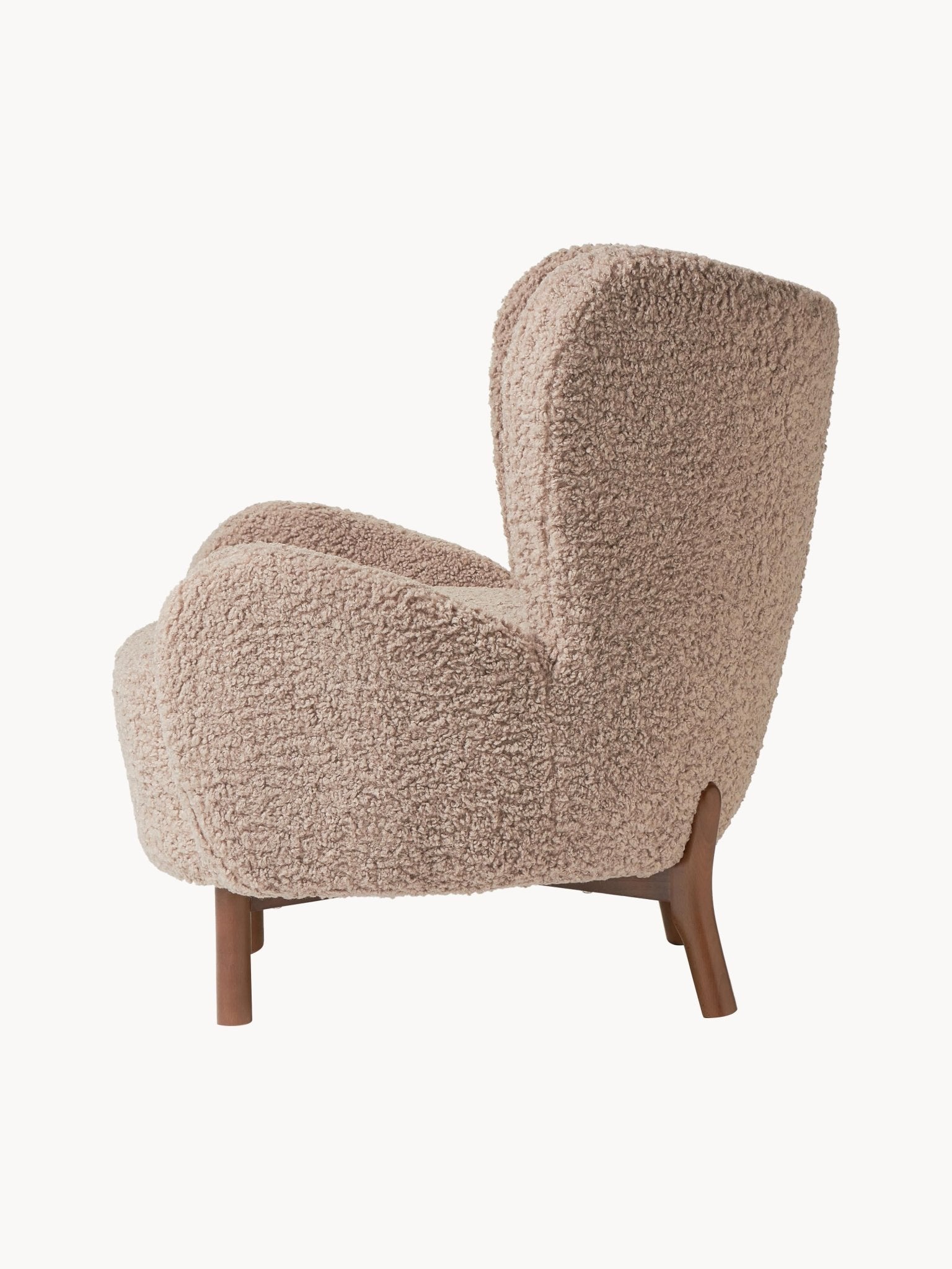 Kalia Modern Teddy Kumaşlı Konforlu Tekli Koltuk - Velotti