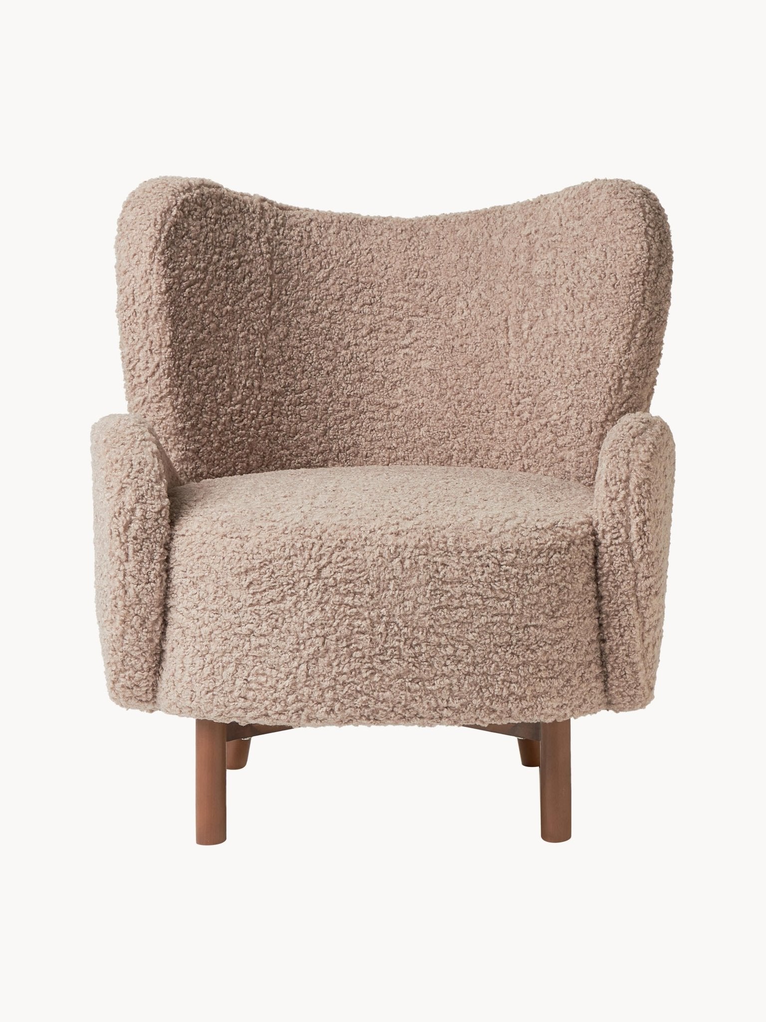 Kalia Modern Teddy Kumaşlı Konforlu Tekli Koltuk - Velotti