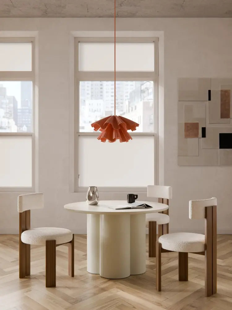 Keva Yuvarlak Yemek Masası Modern Tasarım Ø 120 cm - Velotti