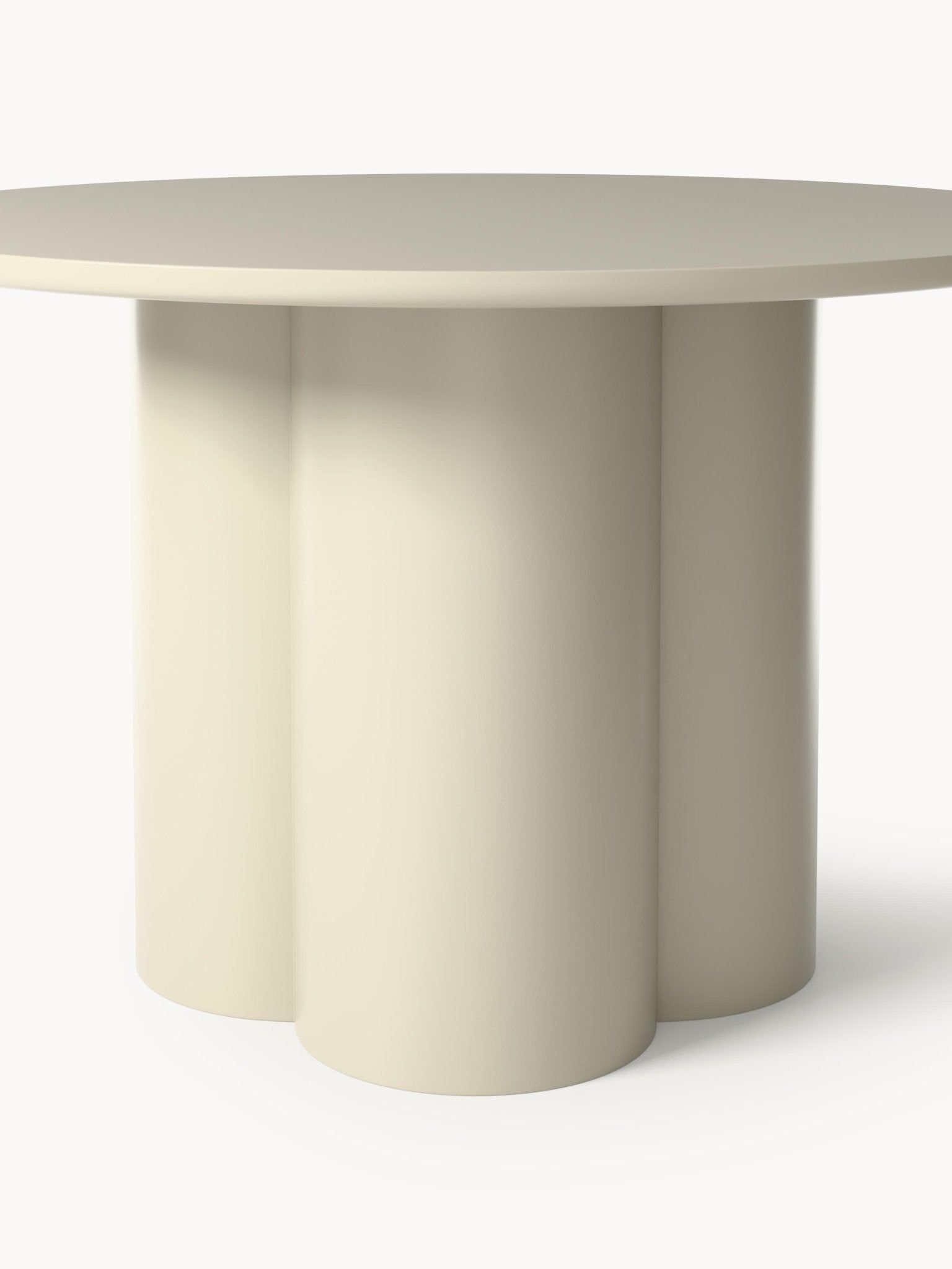 Keva Yuvarlak Yemek Masası Modern Tasarım Ø 120 cm - Velotti